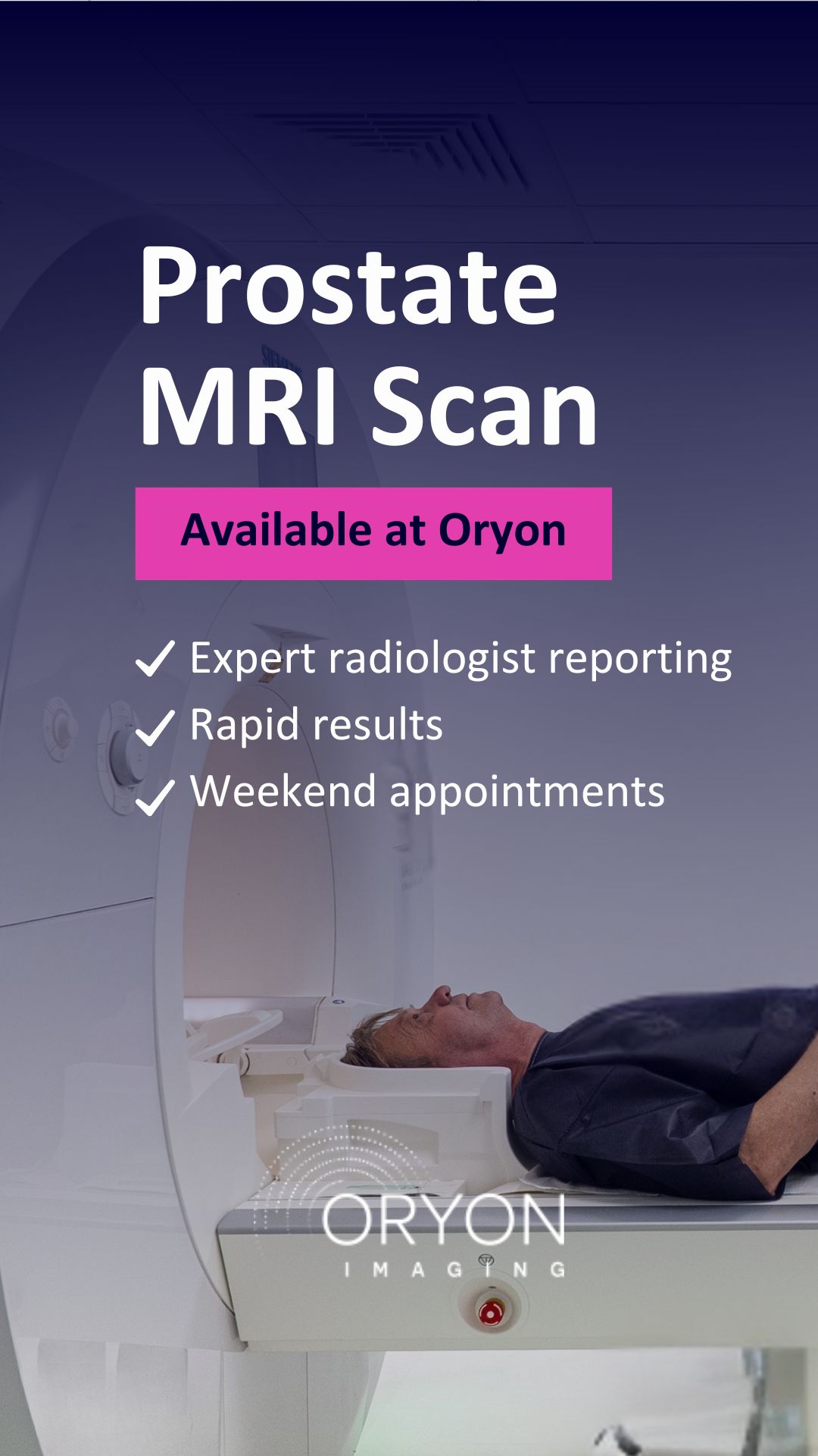 Oryon Imaging Facebook ad from Dec 2, 2025