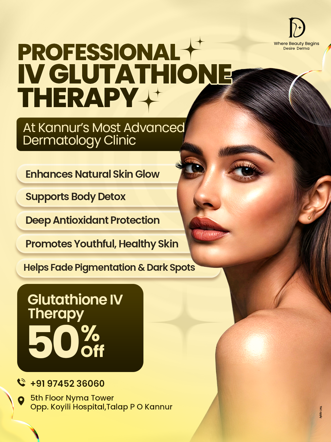 Desire Derma Skin Clinics Facebook ad