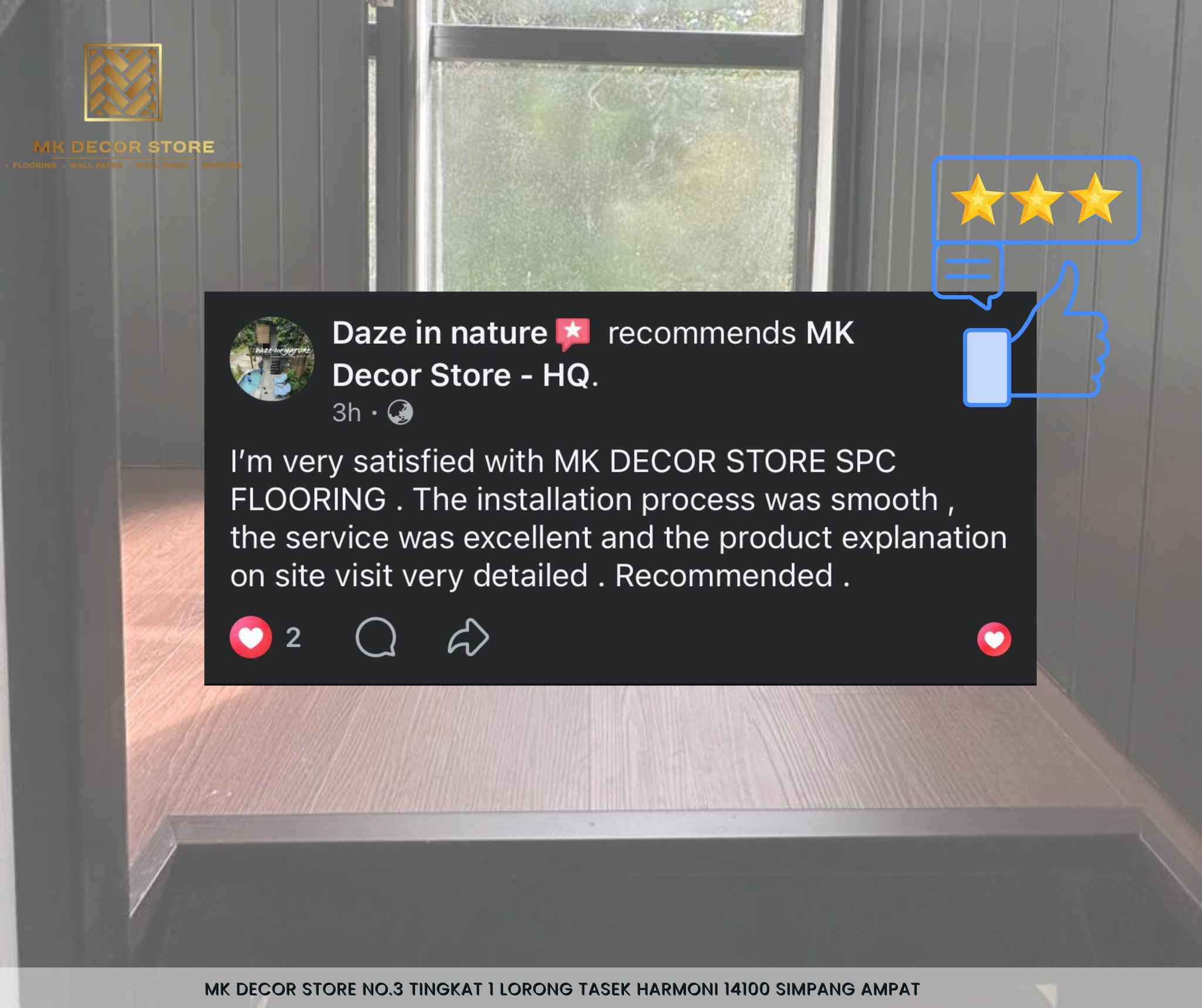 MK Decor Store - HQ Facebook ad