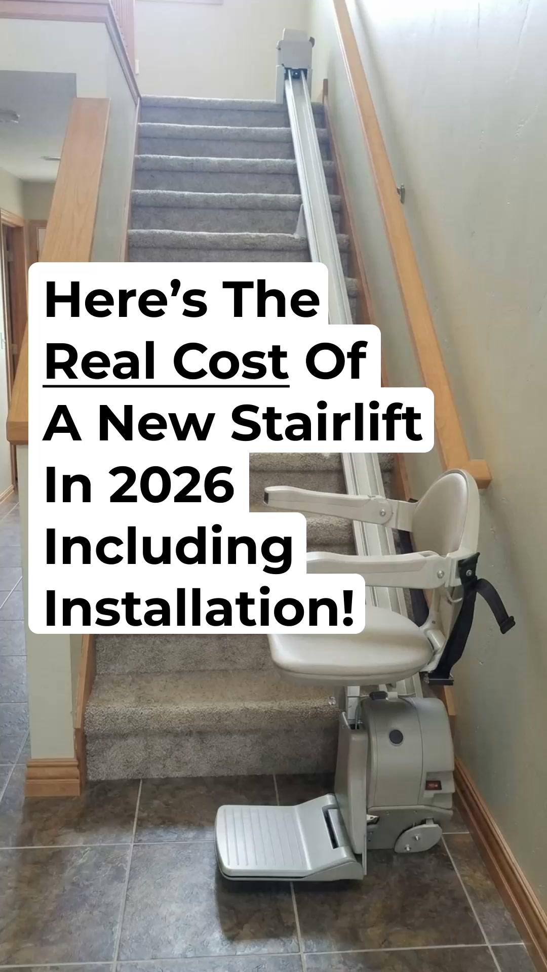 HomeBuddy.com Facebook ad: Here's What New Stairlifts Should Cost You In 2026