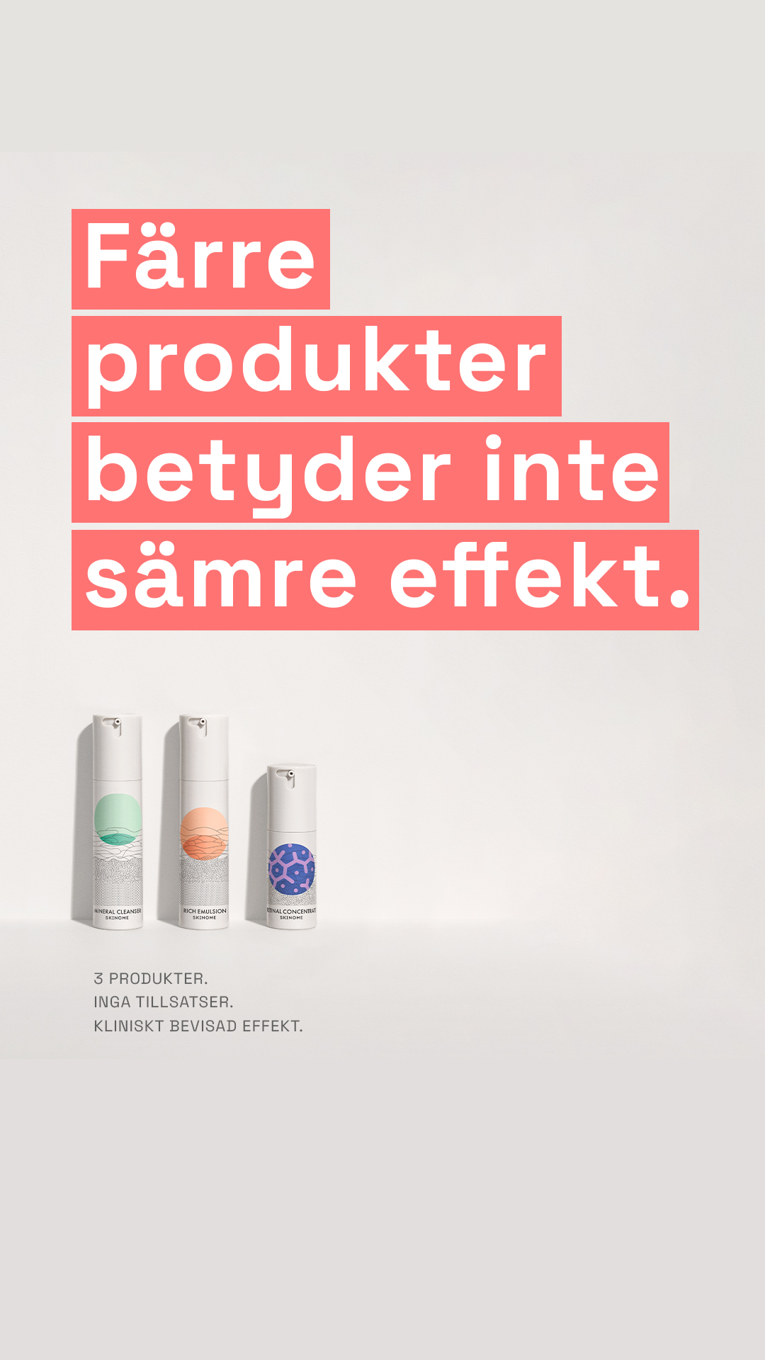 Skinome Facebook ad