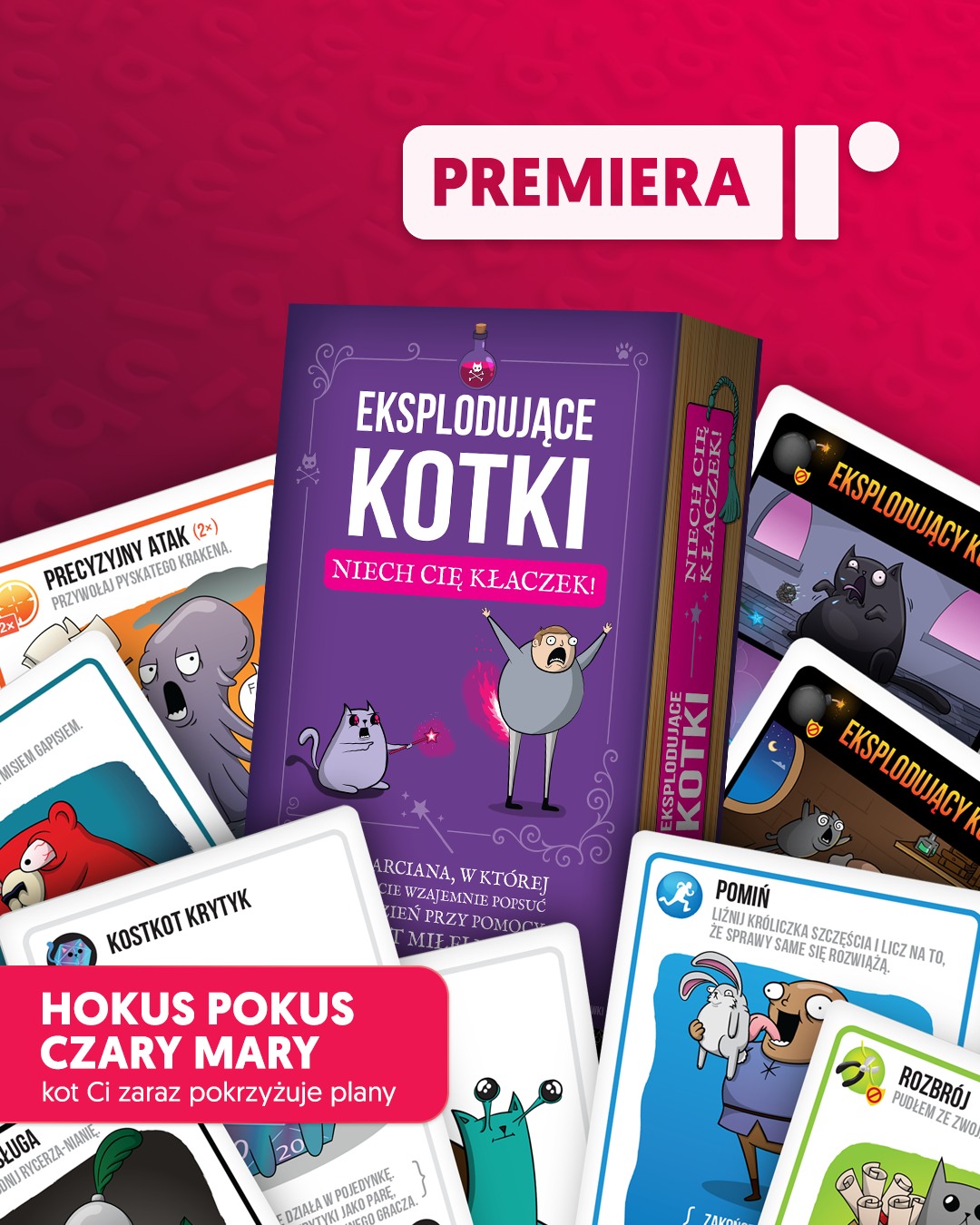Rebel.pl Facebook ad: Pora na magiczne starcie z Eksplodującymi Kotkami!