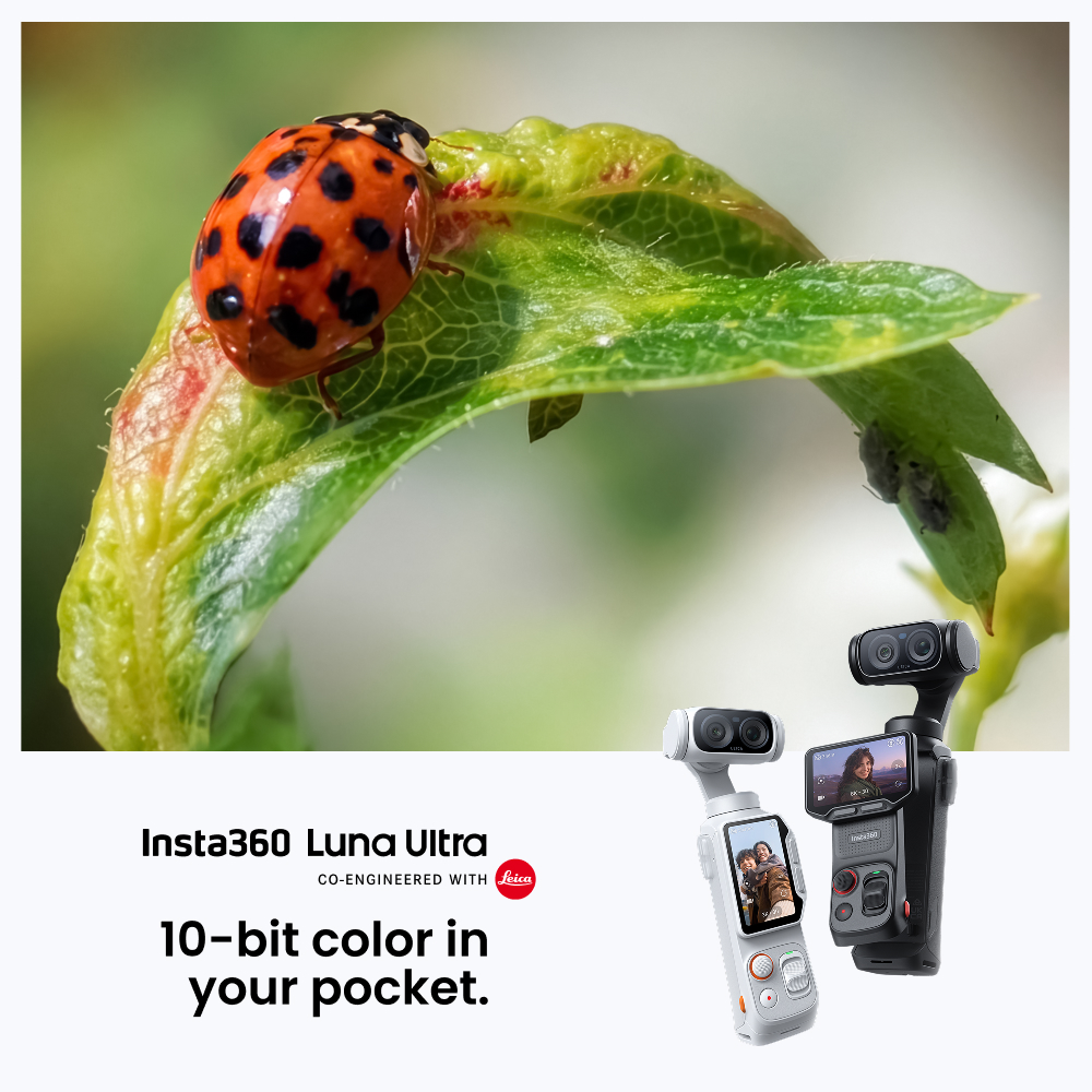 Insta360UK Facebook ad: Luna Ultra: Next-Gen Gimbal