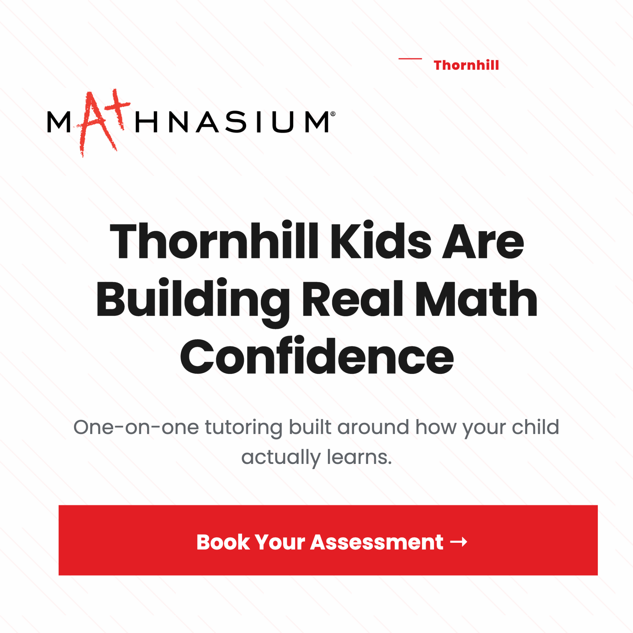 Mathnasium Facebook ad
