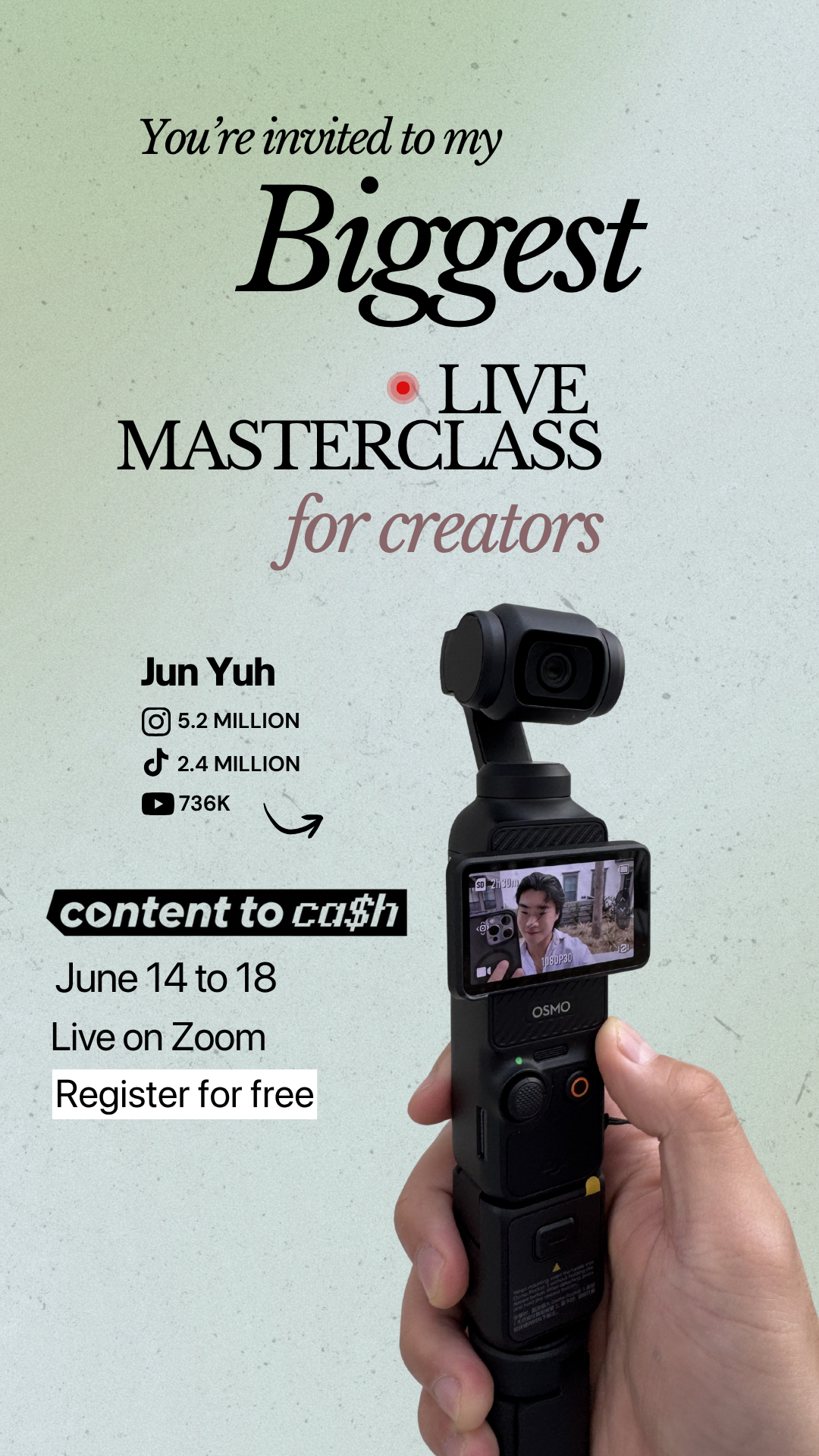Jun Yuh Facebook ad