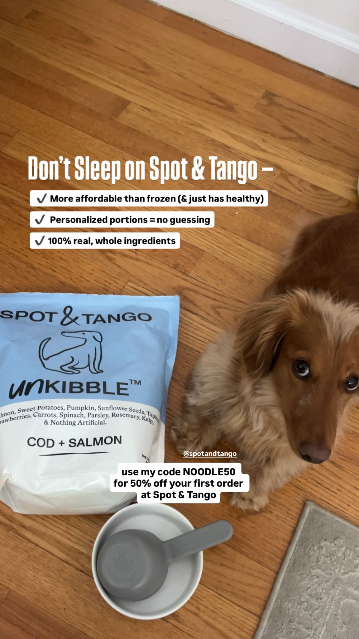 Noodleyorkcity Facebook ad: UnKibble, Try for 50% Off Today