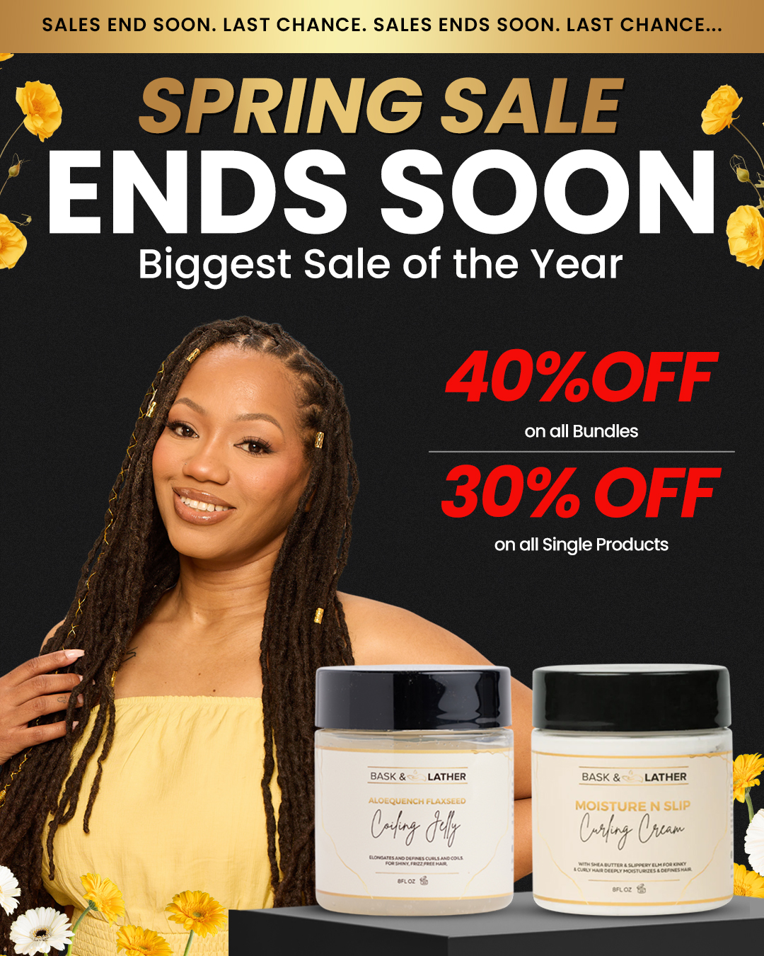 Bask & Lather Co Facebook ad
