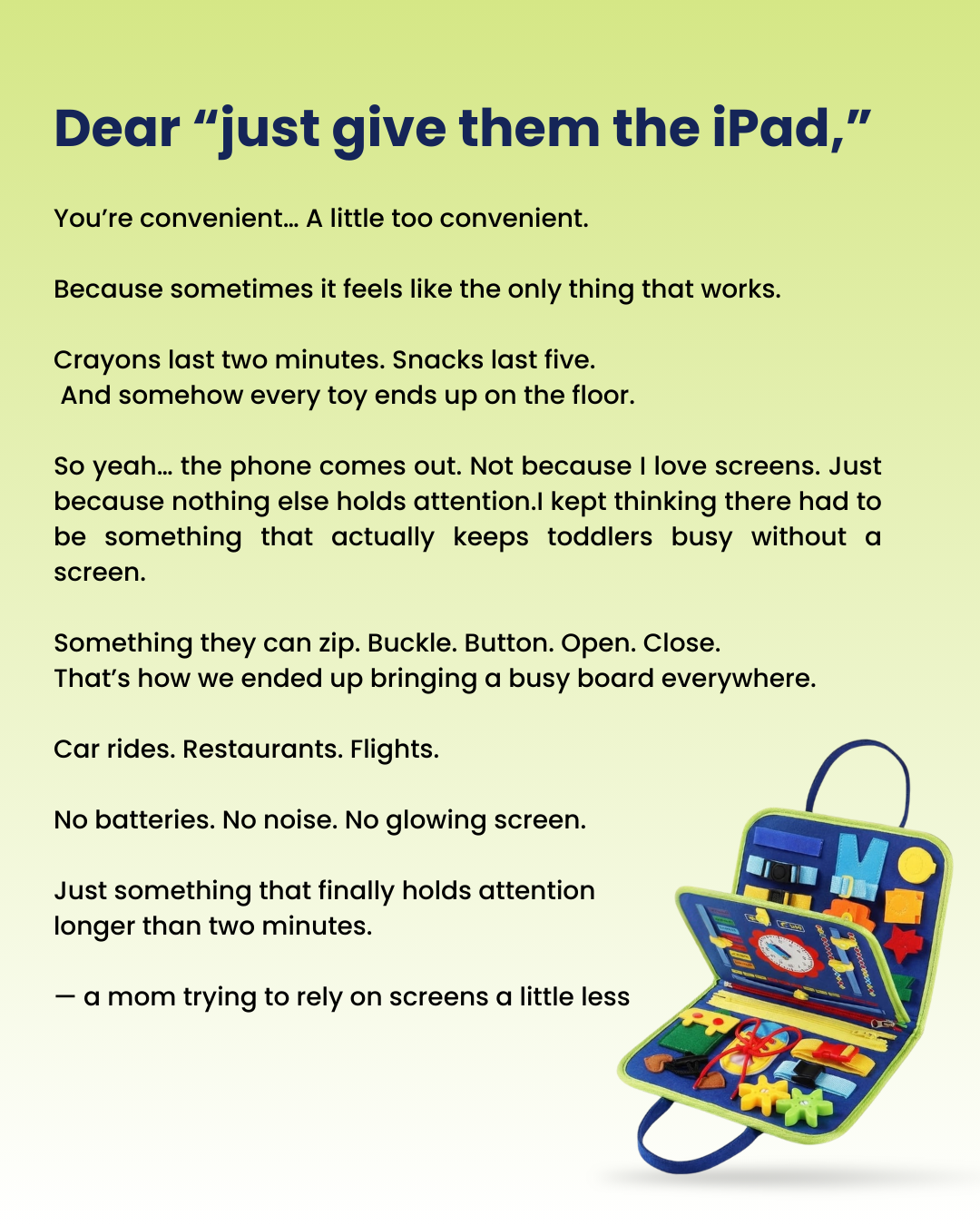 toddla.co Facebook ad