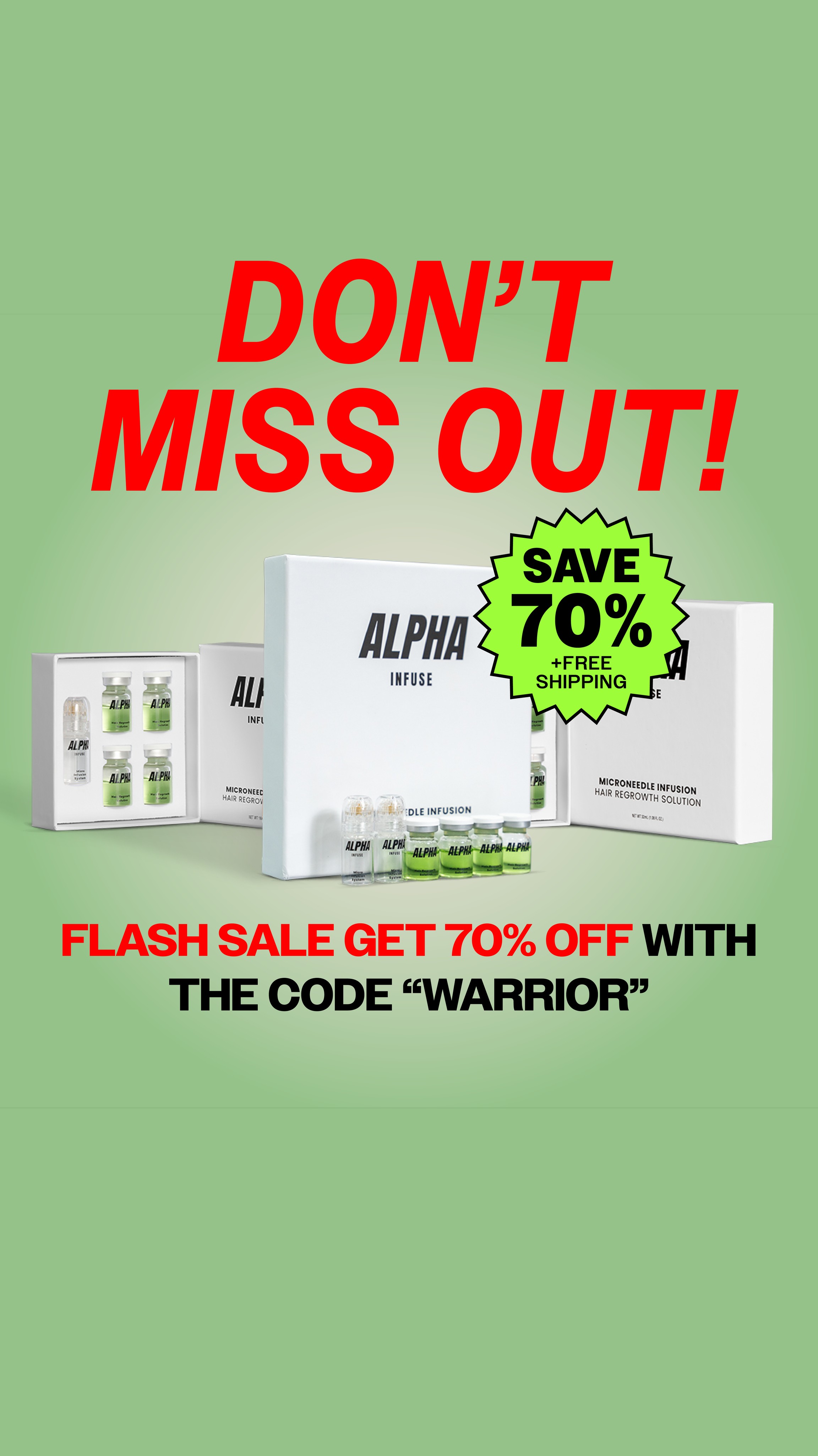 AlphaInfuse Facebook ad