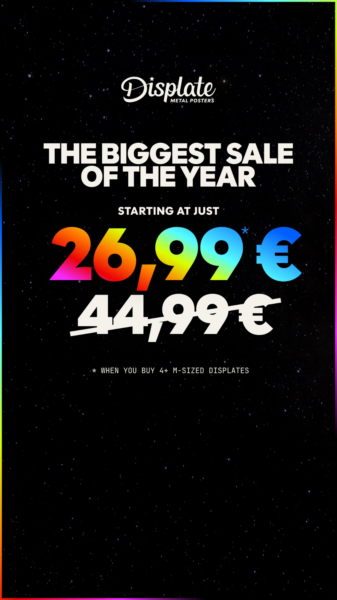 Displate Facebook ad