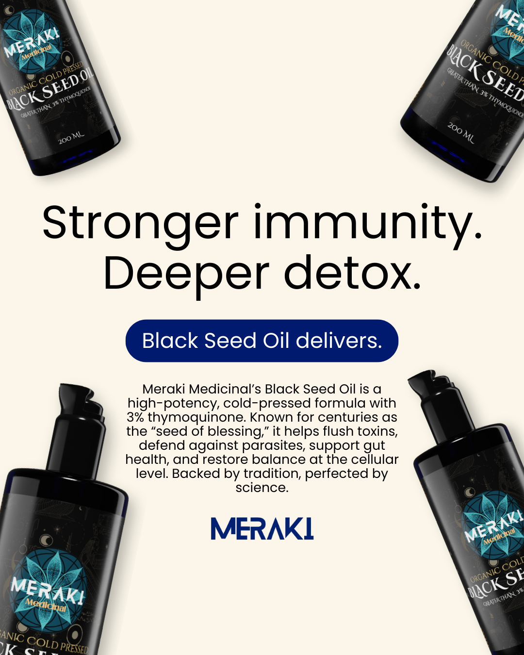 Meraki Medicinal Facebook ad
