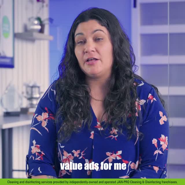 JAN-PRO Facebook ad: A Clean You Can Feel.
