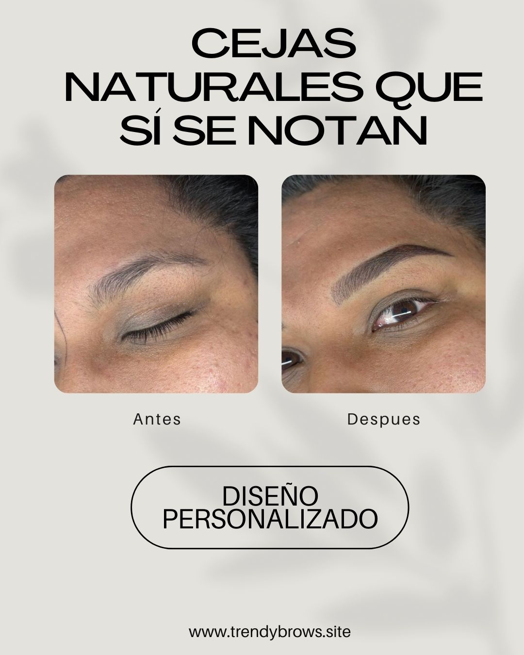 Trendy Brows Facebook ad from Jan 10, 2026