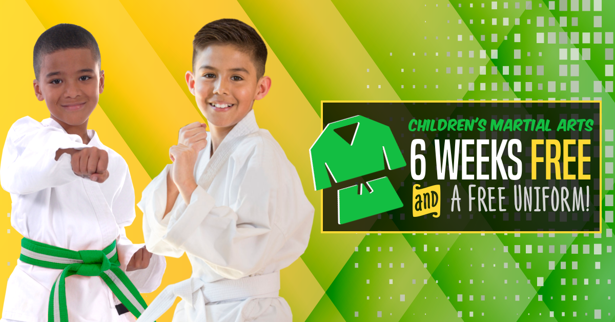 Asian Sun Martial Arts All Locations Facebook ad: 6 Weeks Free & A Free Uniform!