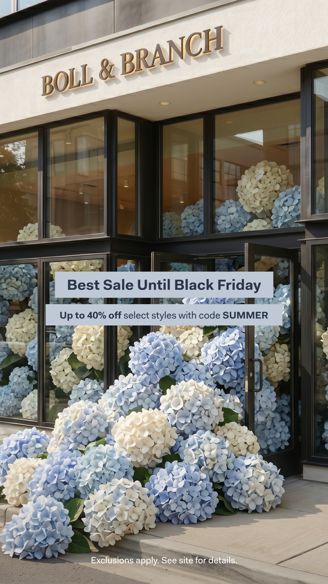 Boll & Branch Facebook ad