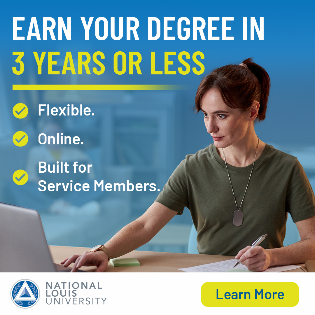 National Louis University Facebook ad