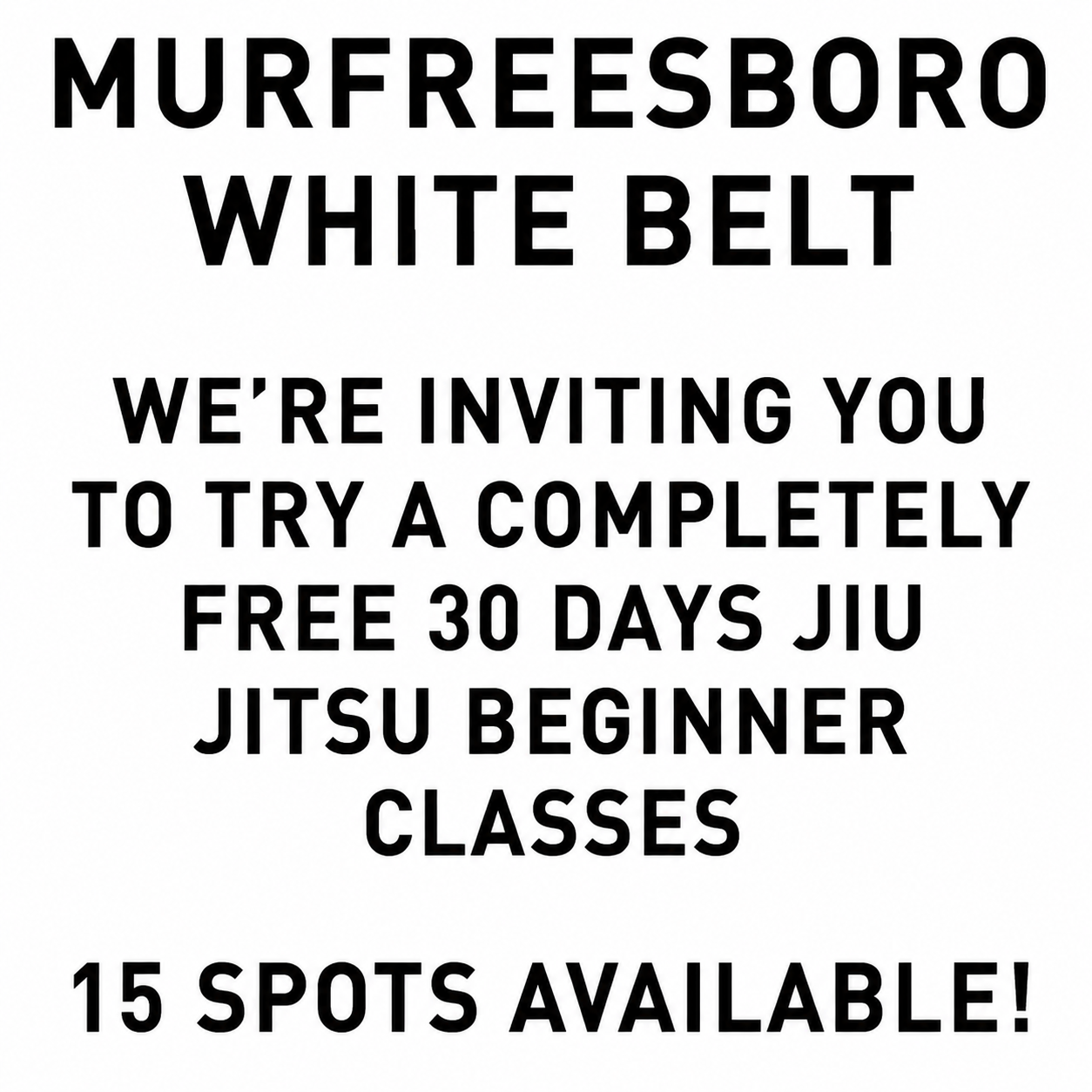 Renzo Gracie Murfreesboro Facebook ad