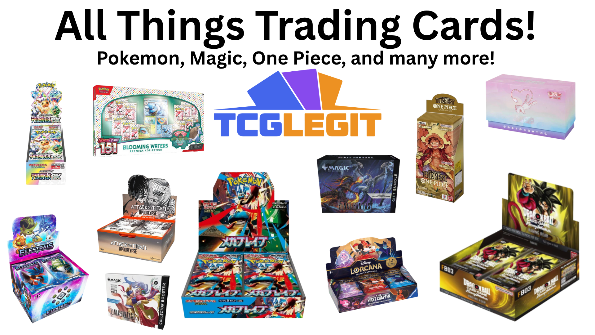 TCGLegit Facebook ad: All the hottest new sets.