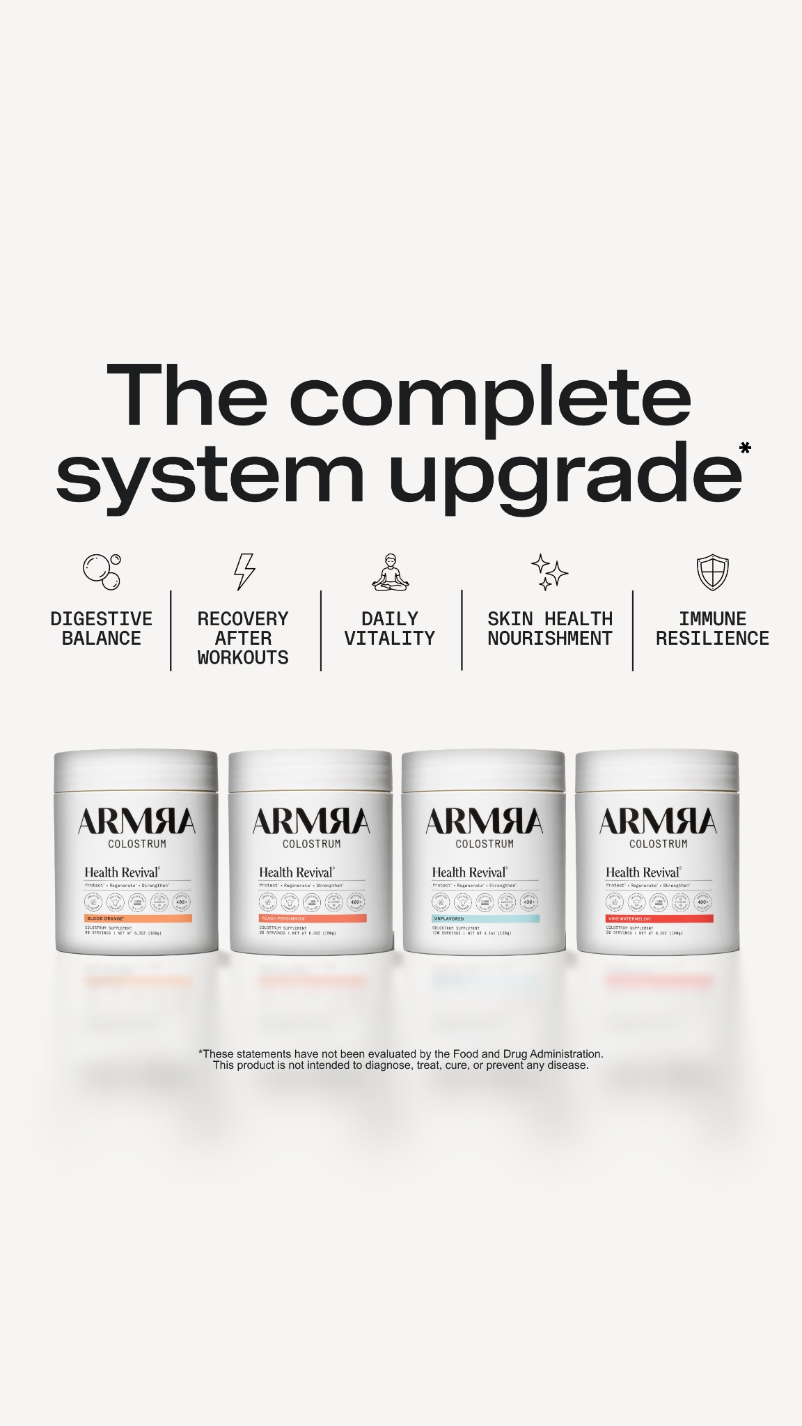 ARMRA Facebook ad