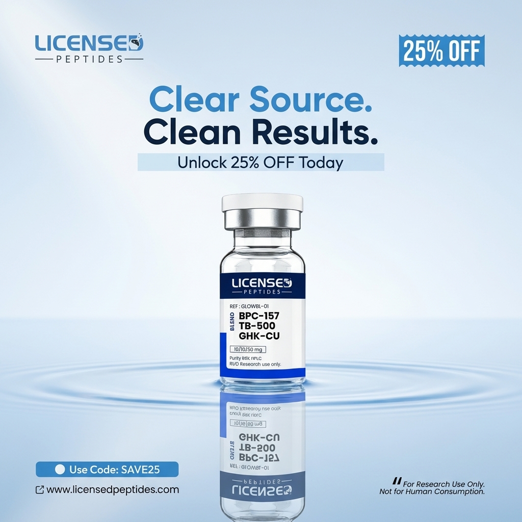 LicensedPeptides Facebook ad