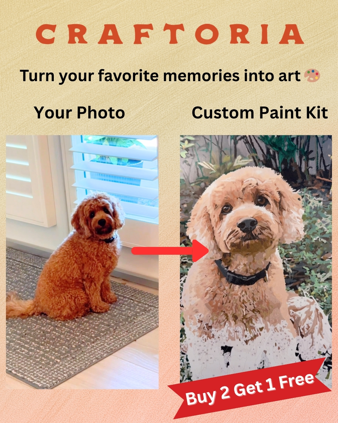 Craftoria Facebook ad
