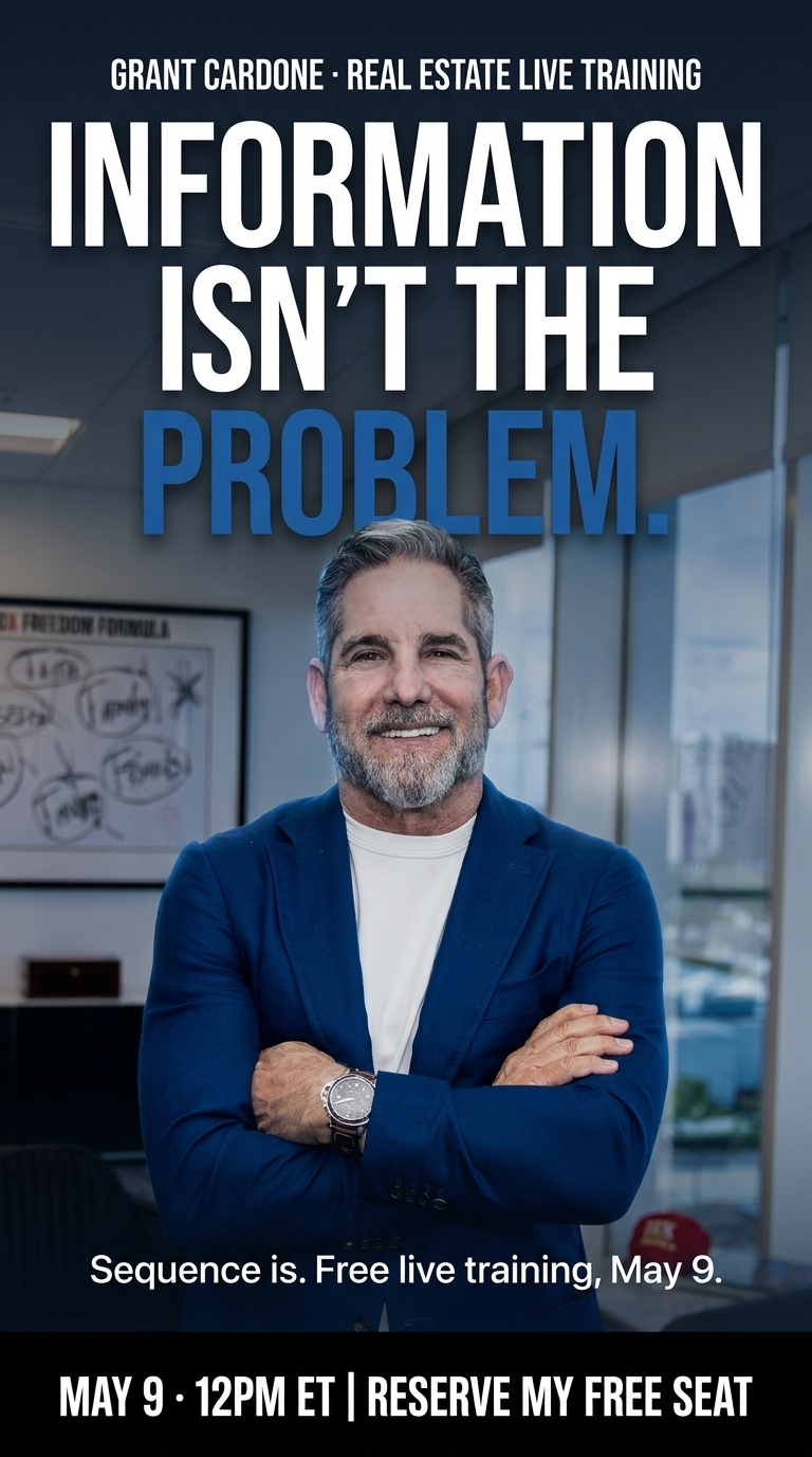 Grant Cardone Facebook ad
