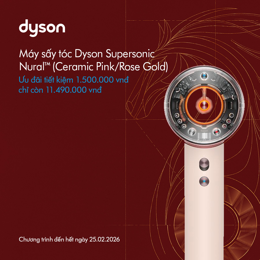 Dyson Facebook ad: Tết tinh gọn, trọn an vui, Sở hữu…