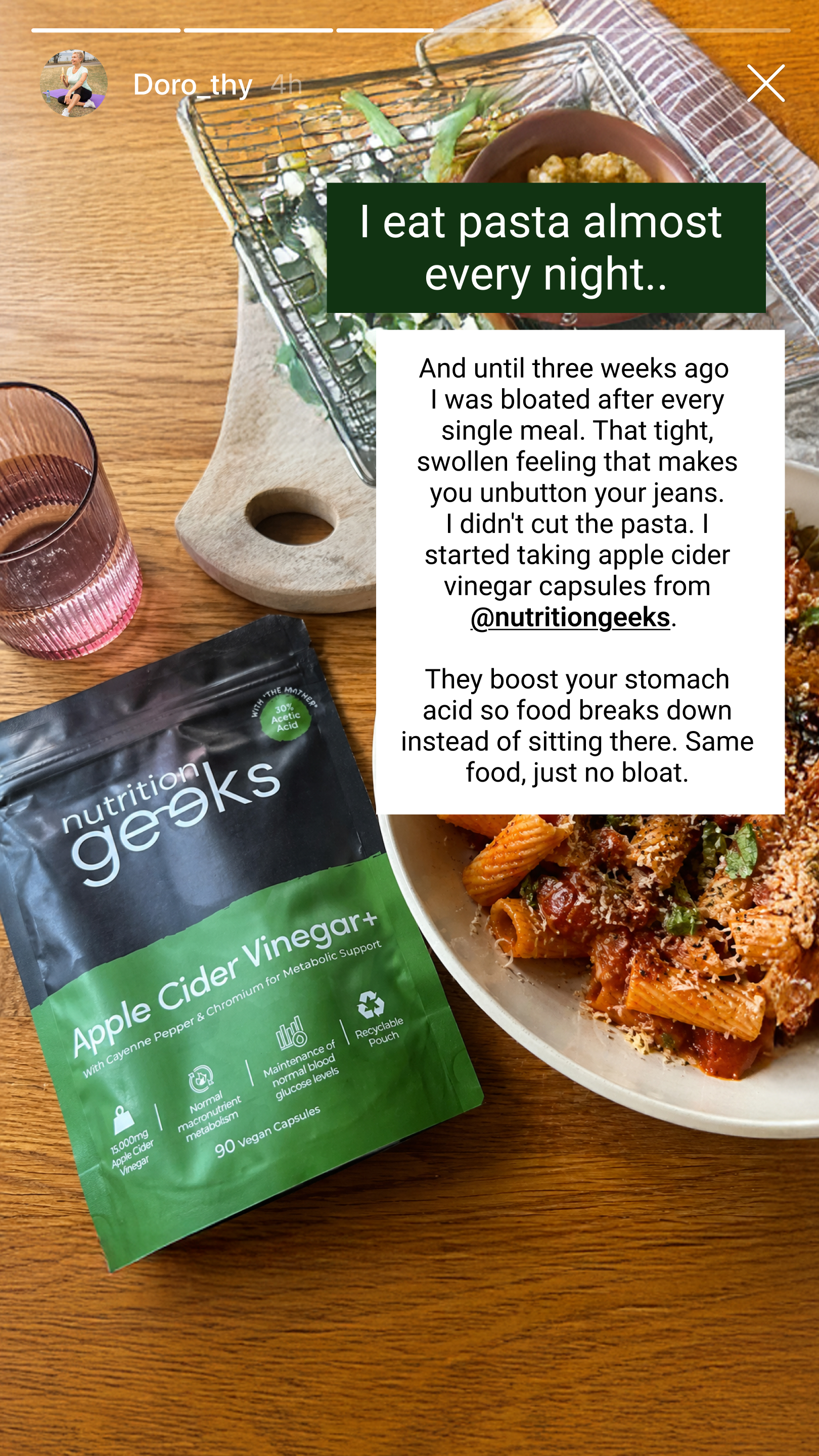 Nutrition Geeks Facebook ad