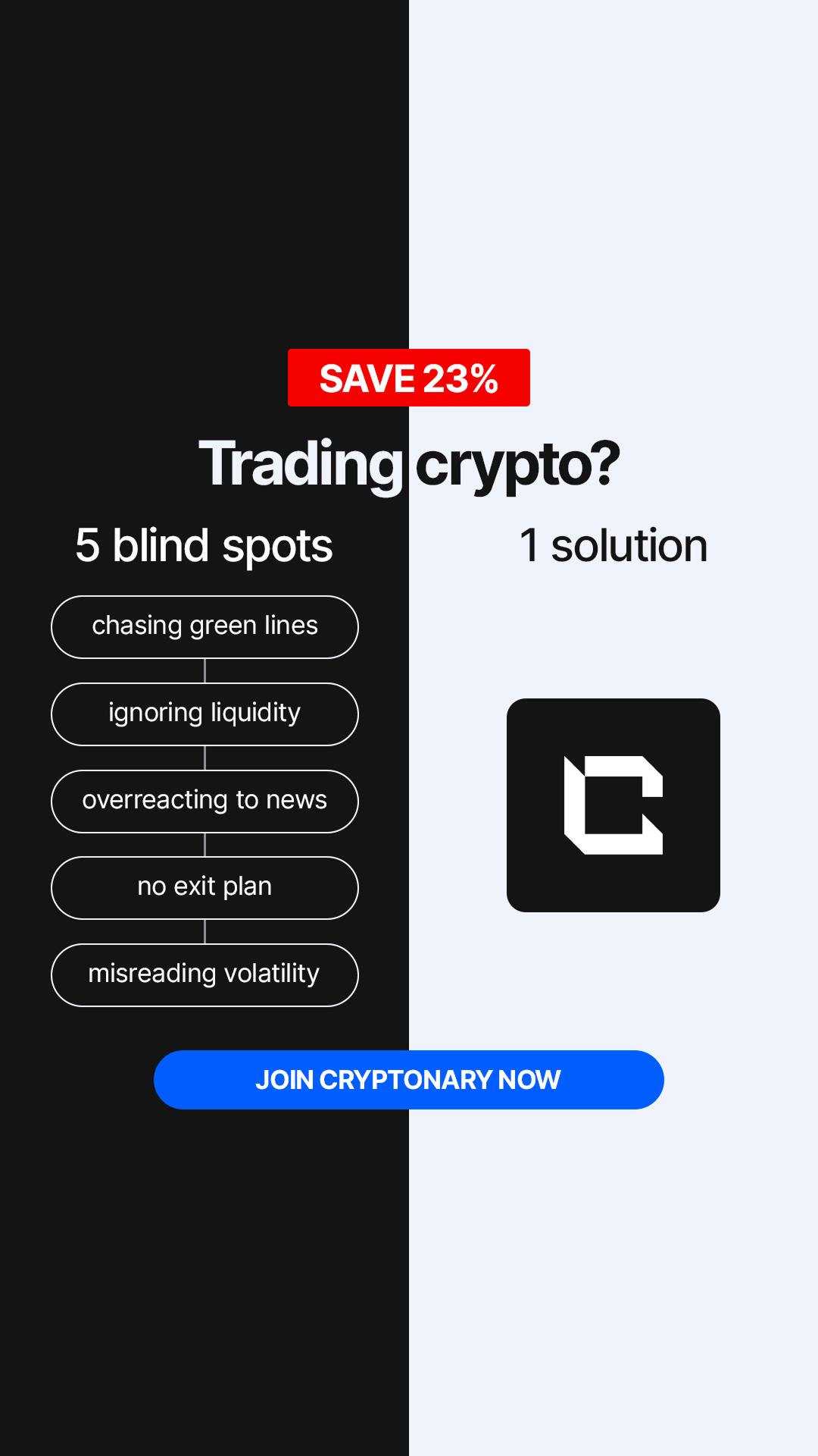 Cryptonary Facebook ad