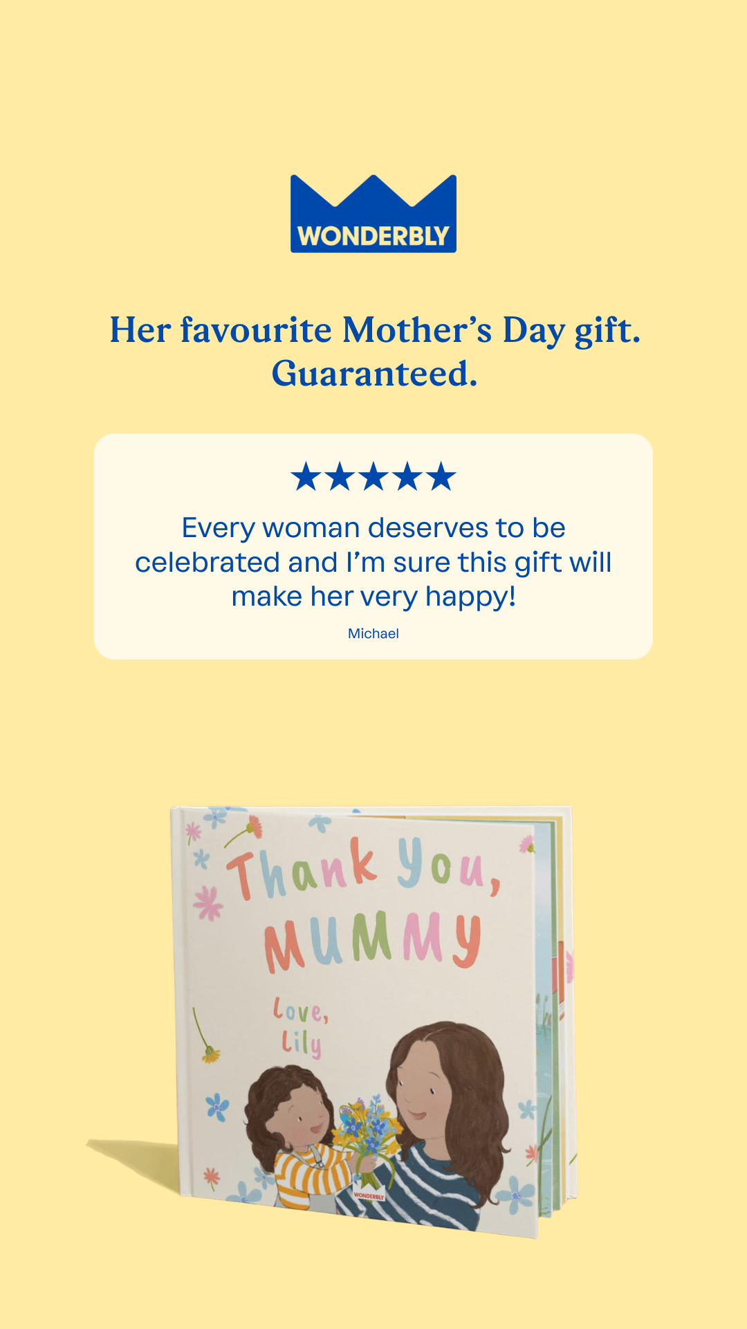 Wonderbly Facebook ad