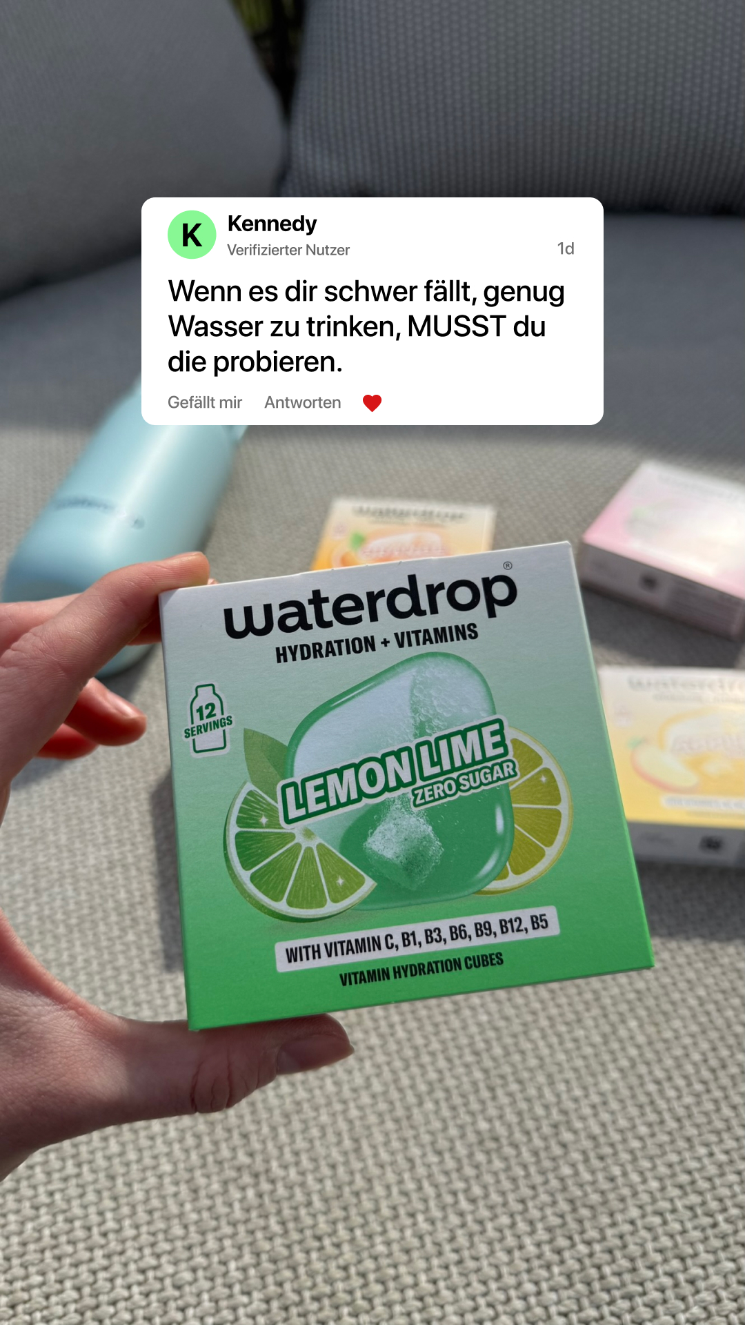 waterdrop Facebook ad