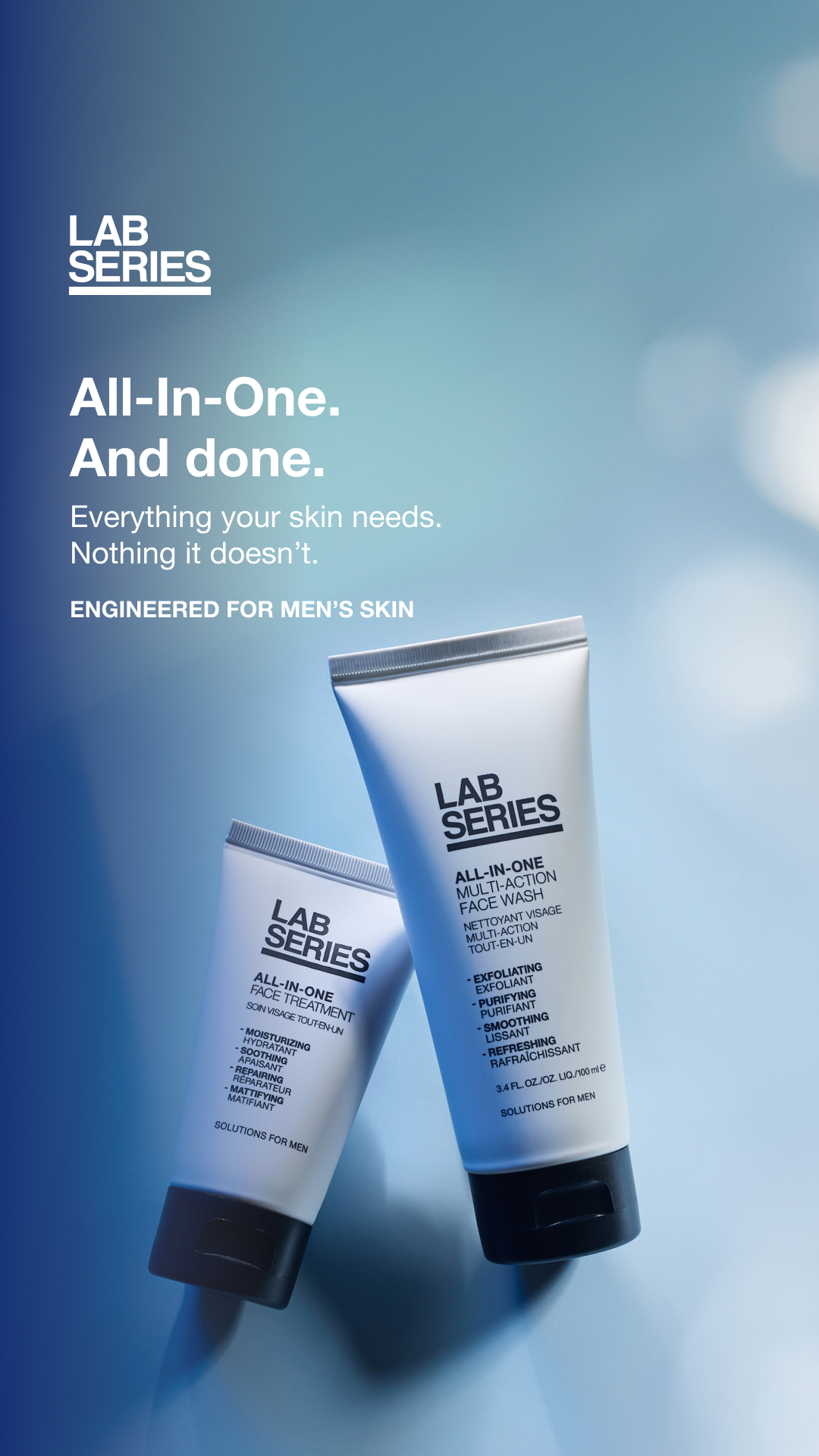LAB SERIES Facebook ad