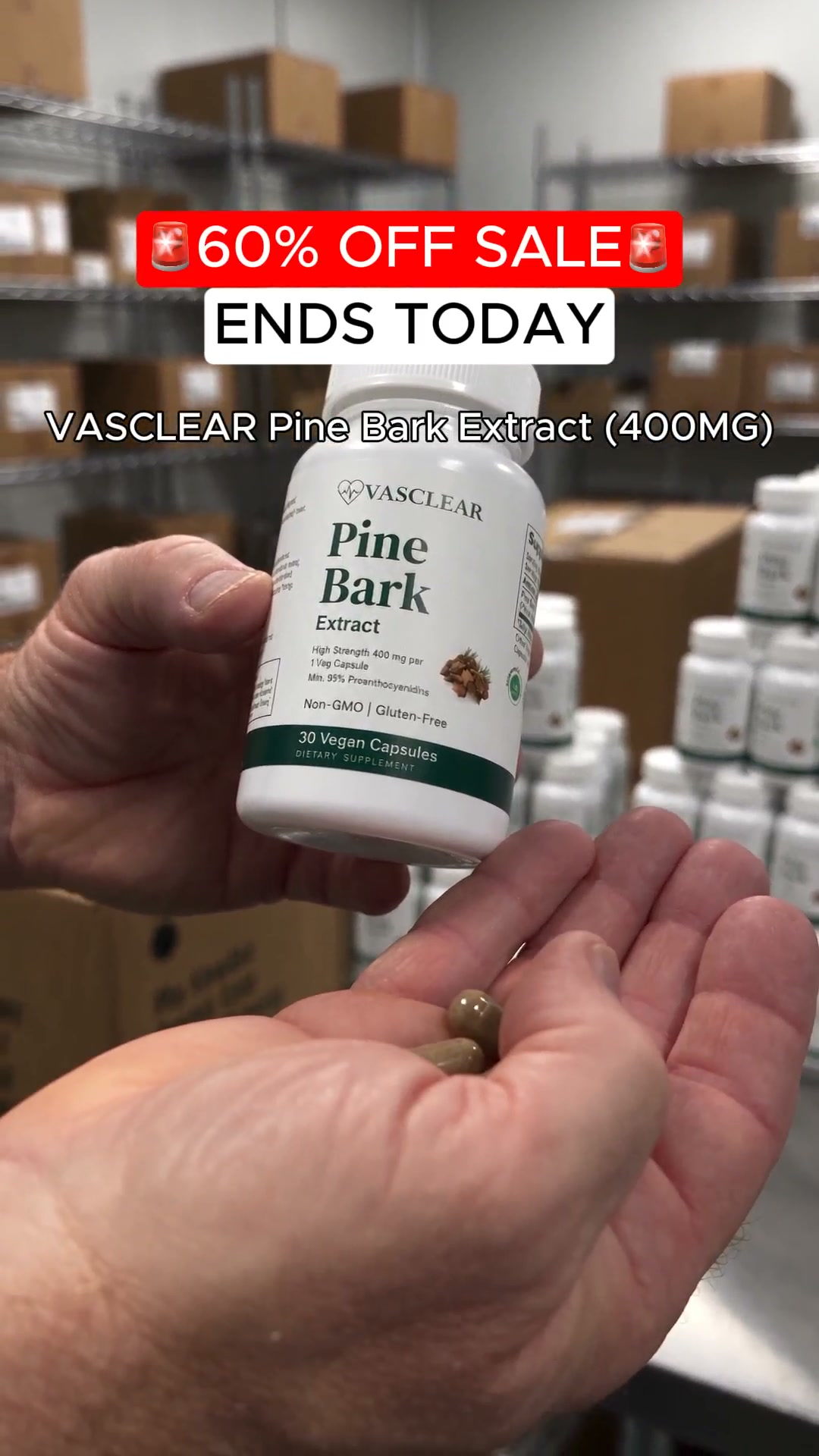Vasclear Facebook ad: Support your heart health the natural way