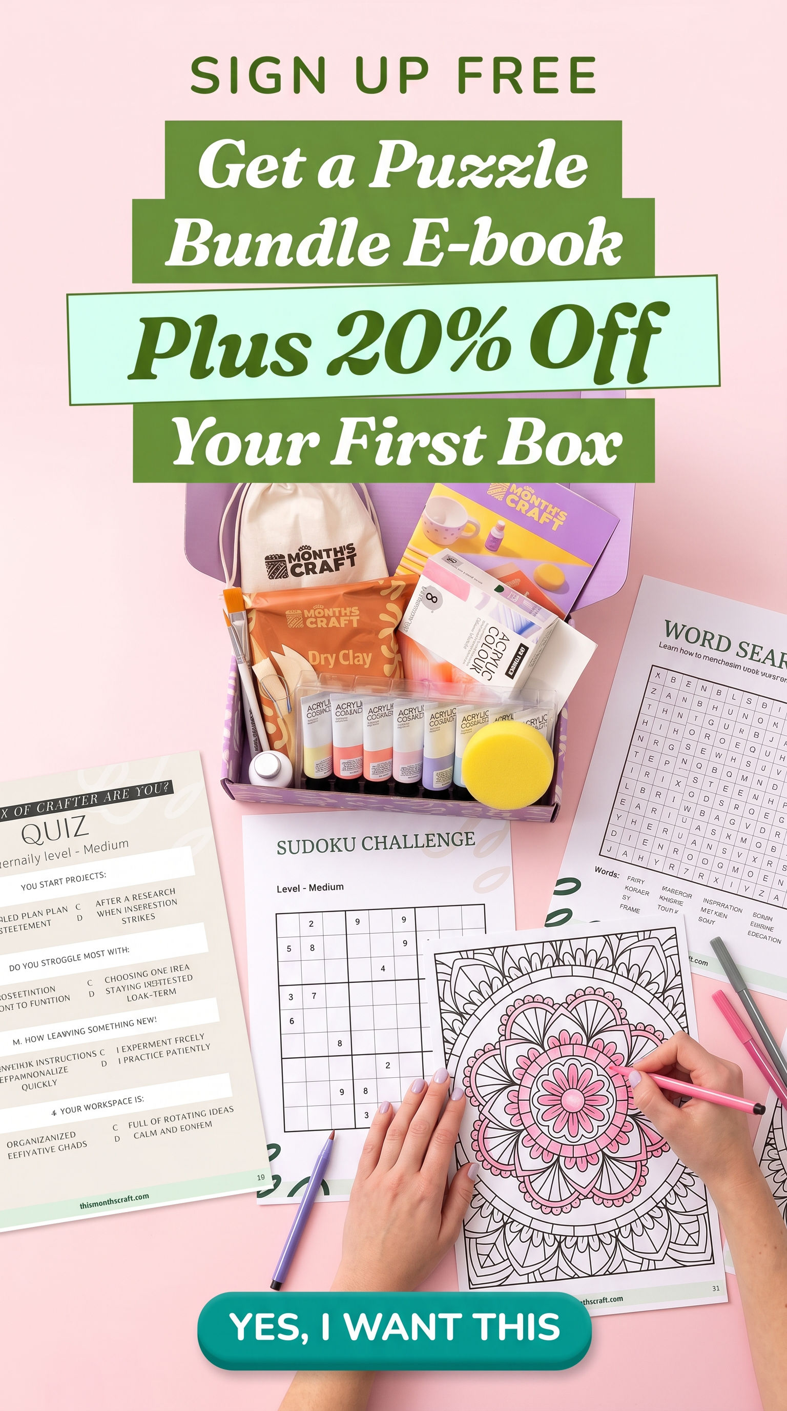 This Month's Craft Facebook ad