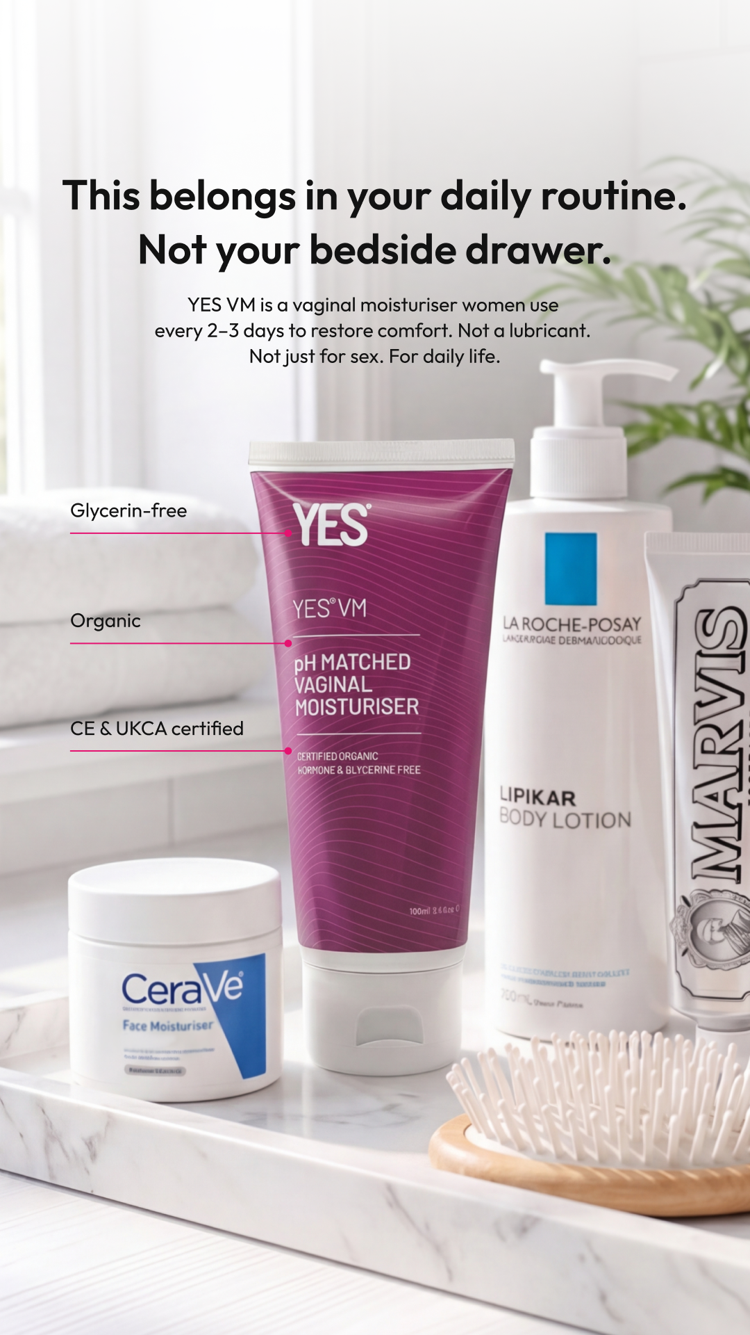 YES - The Organic Intimacy Company Facebook ad