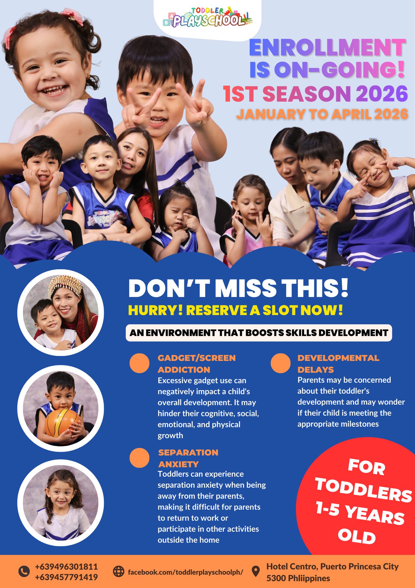 Palawan Toddler Playschool Facebook ad