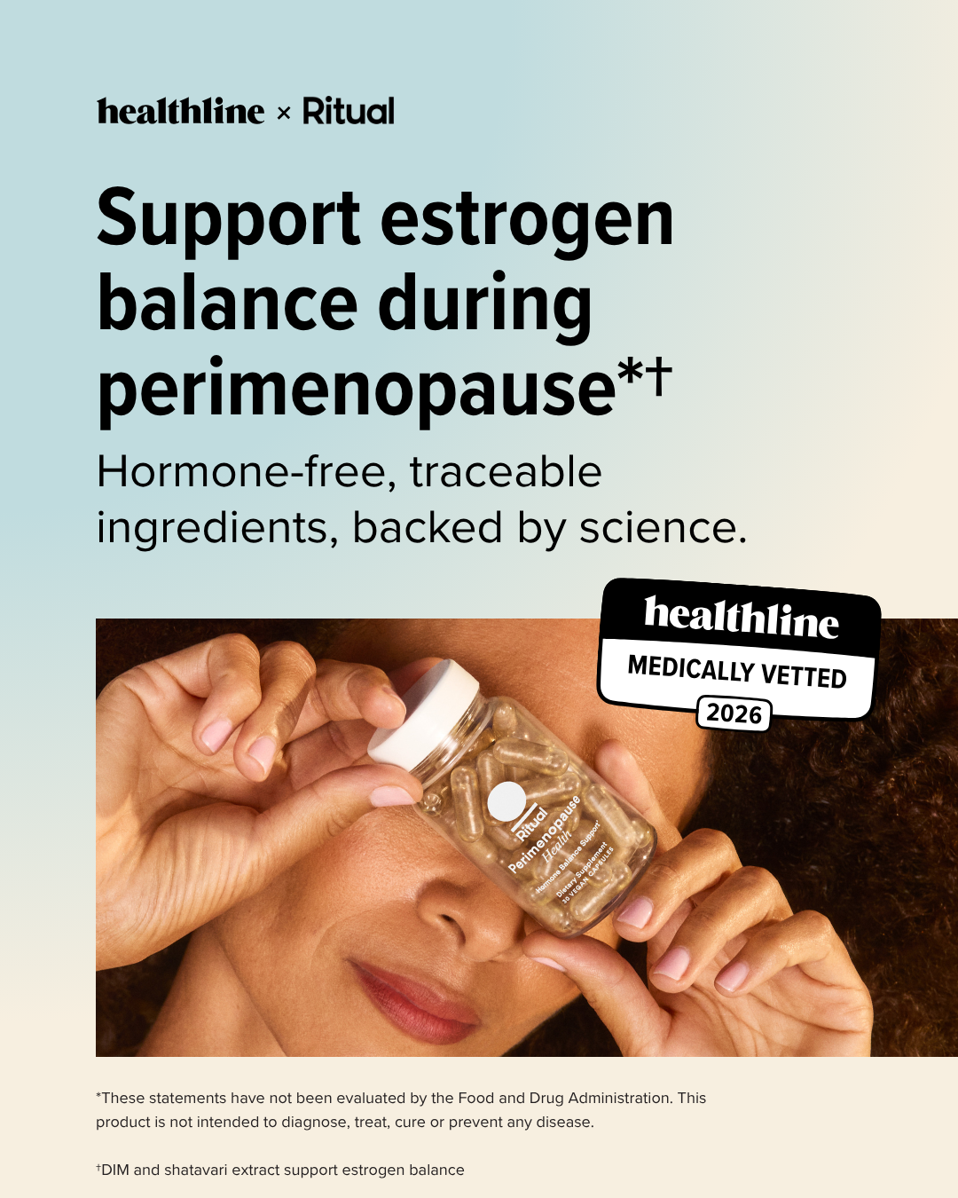Healthline Facebook ad: Ritual hormone balance