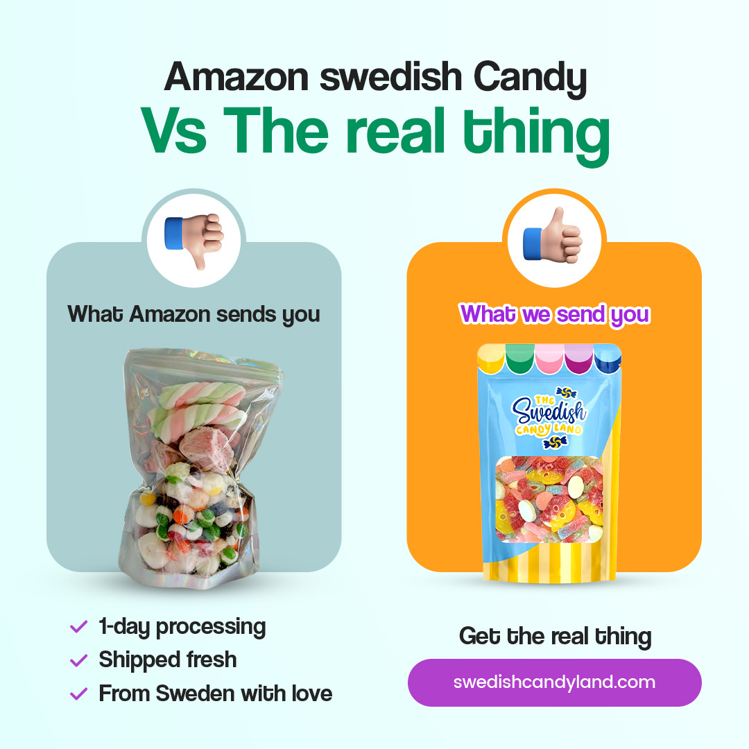 Swedish Candy Land Facebook ad