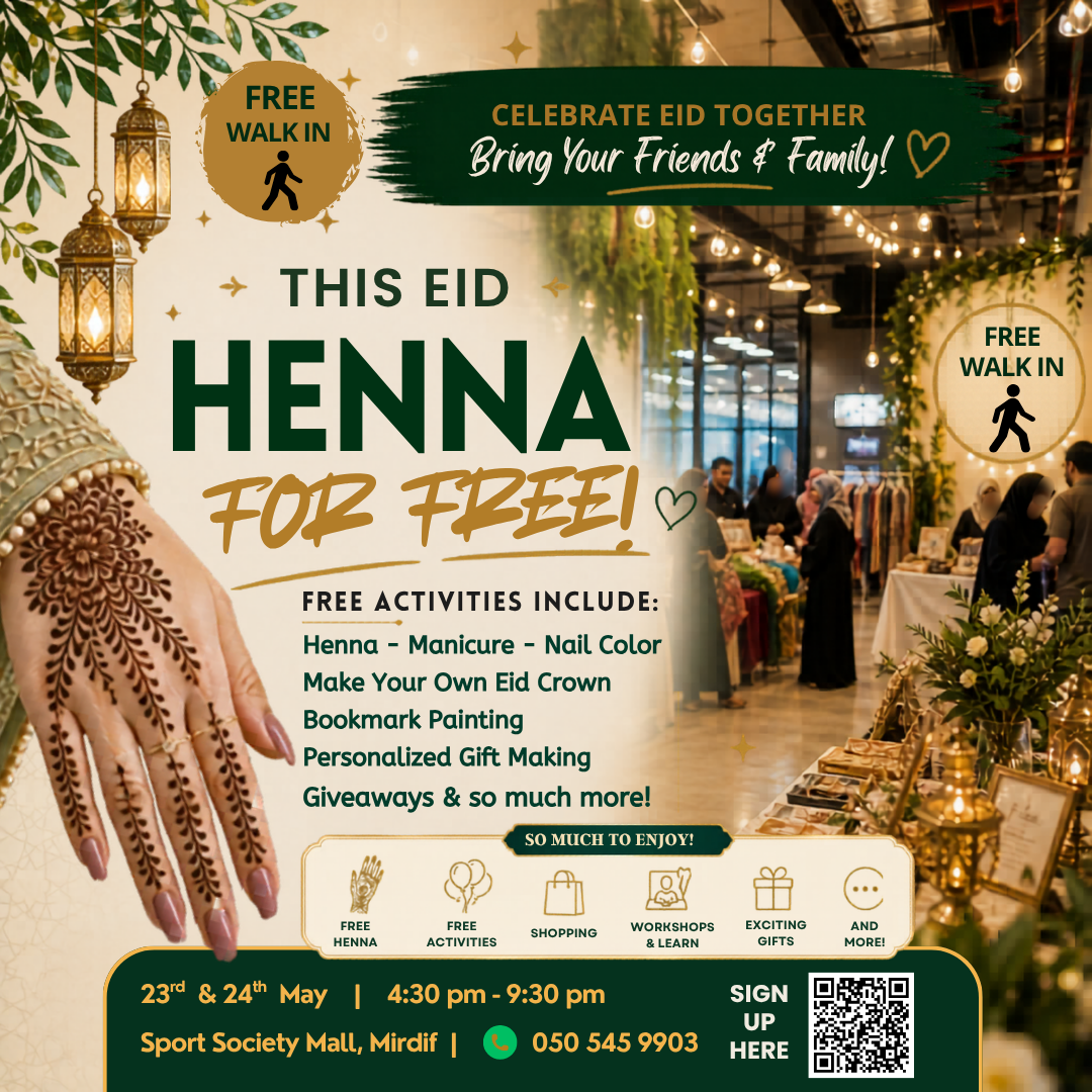 NSM Women In Business Facebook ad: FREE Eid Festival
