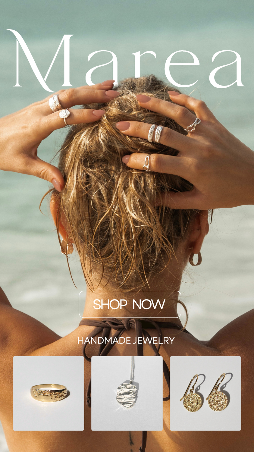 Marea jewelry design Facebook ad