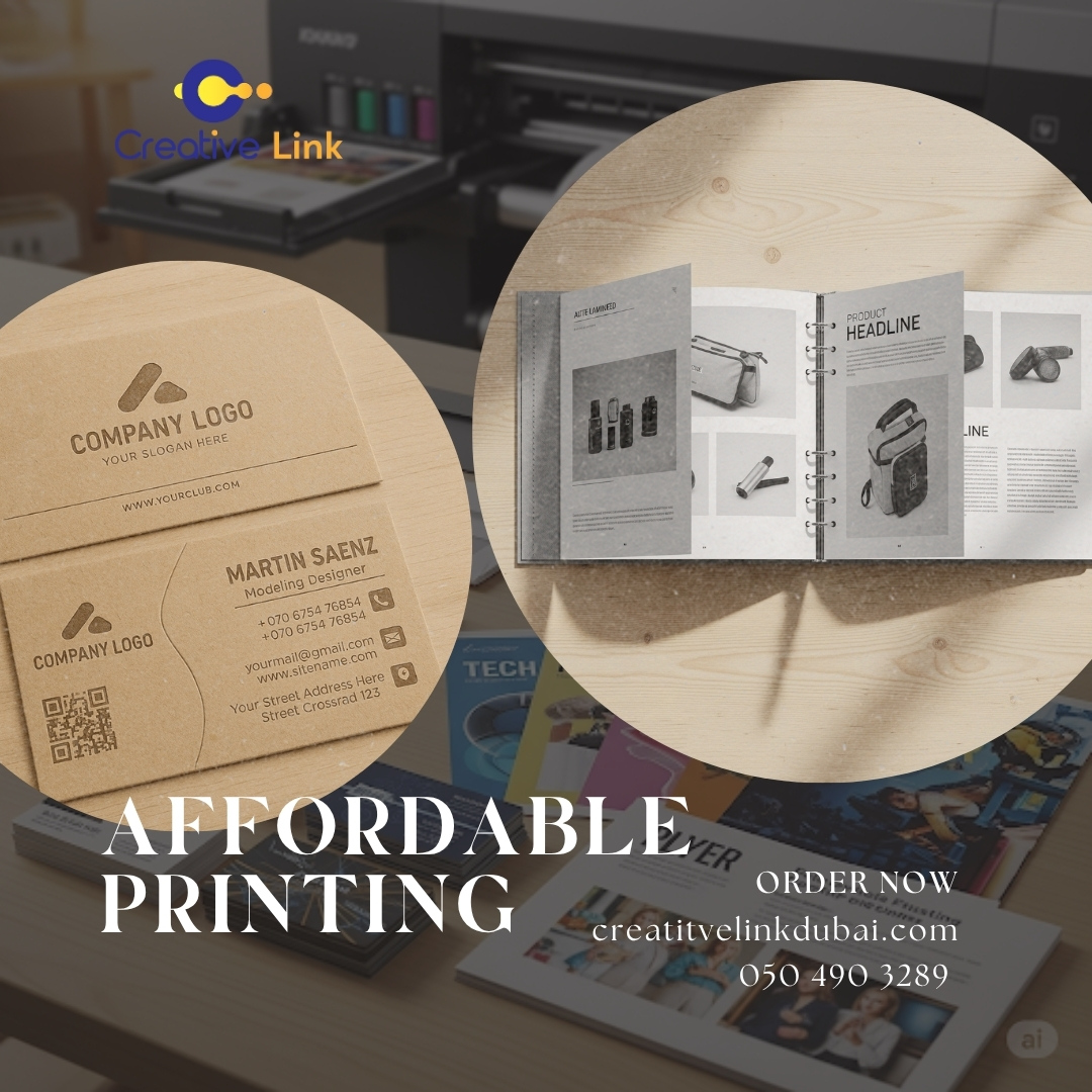 Creativelinkprinting Facebook ad: Your brand deserves better than average.