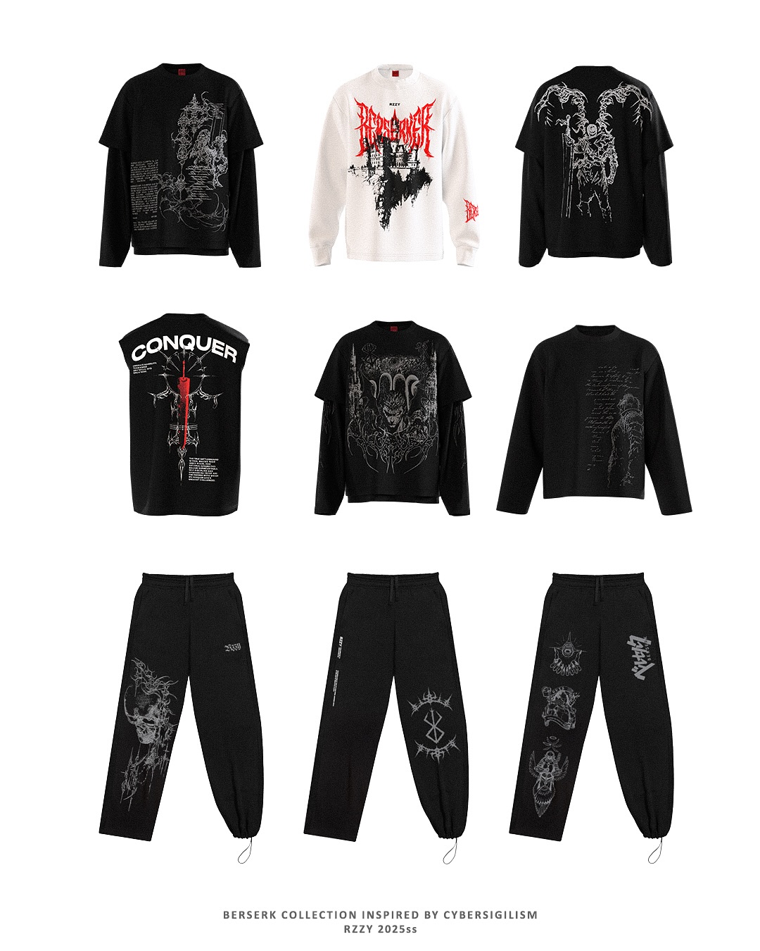 Rzzy Facebook ad: BERSERK X CYBERSIGILISM VOL II, EXCLUSIVE DROP