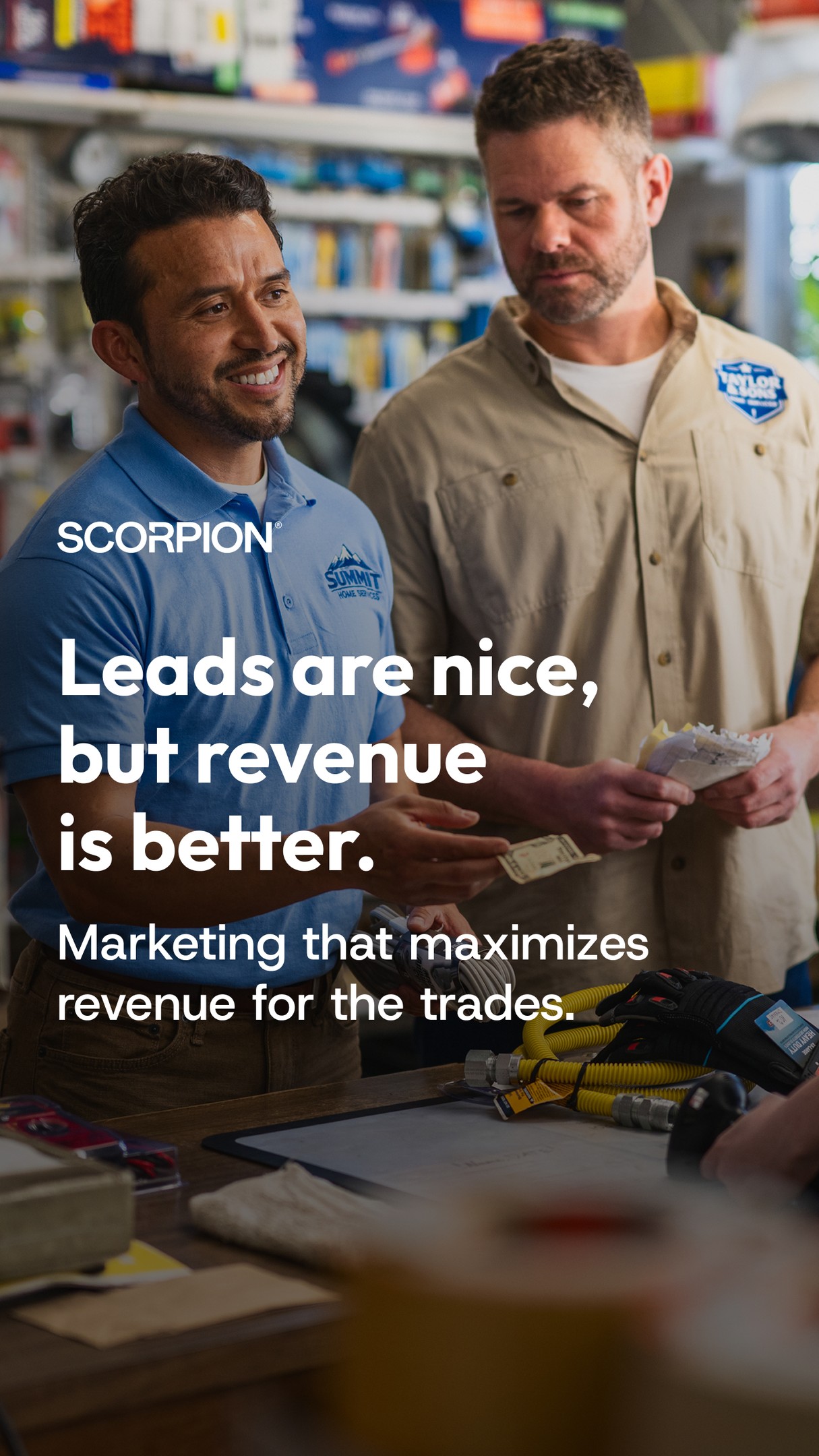 Scorpion Home Services Facebook ad