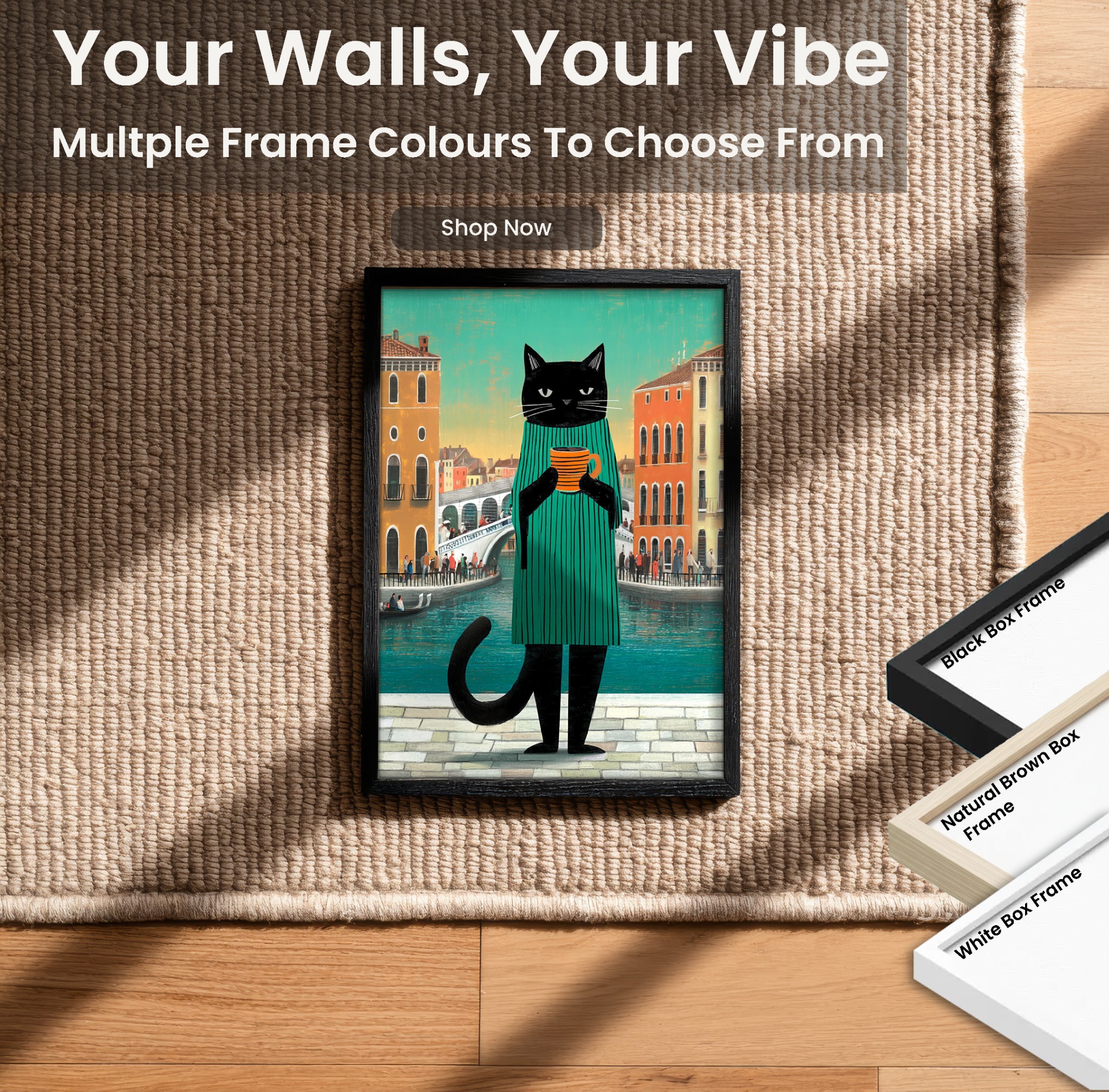 Rare Mango Facebook ad: Museum Grade Wall Art