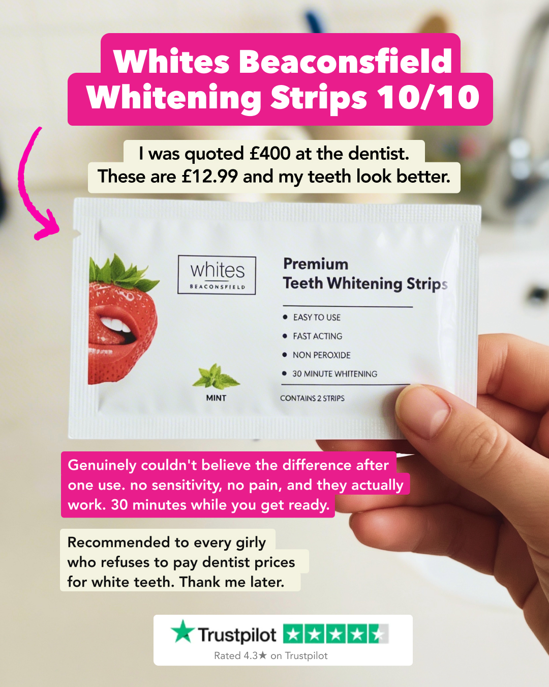 Whites Beaconsfield Facebook ad from May 8, 2026