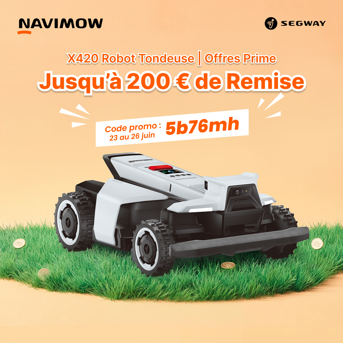 Segway Navimow FR Facebook ad