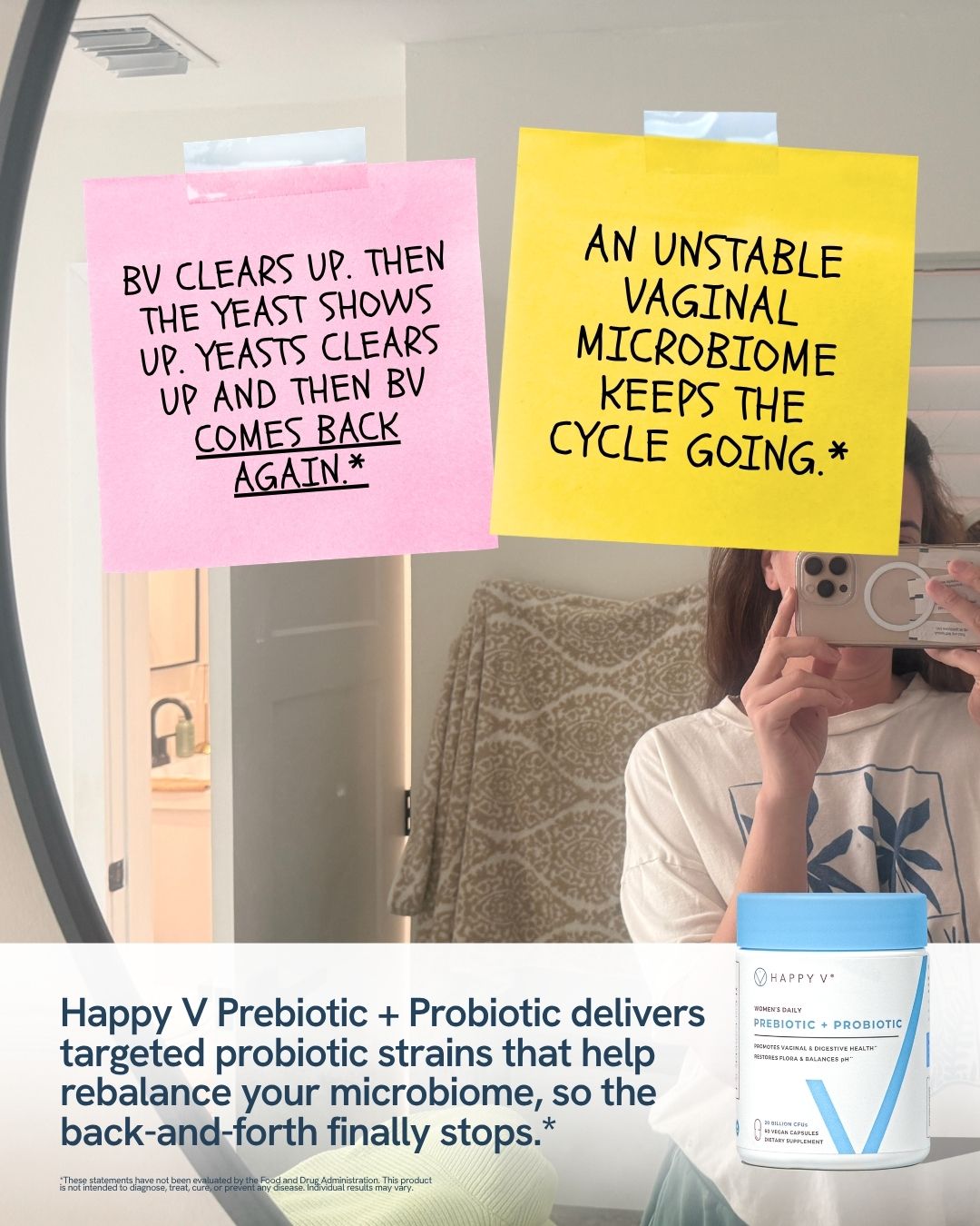 Happy V Facebook ad
