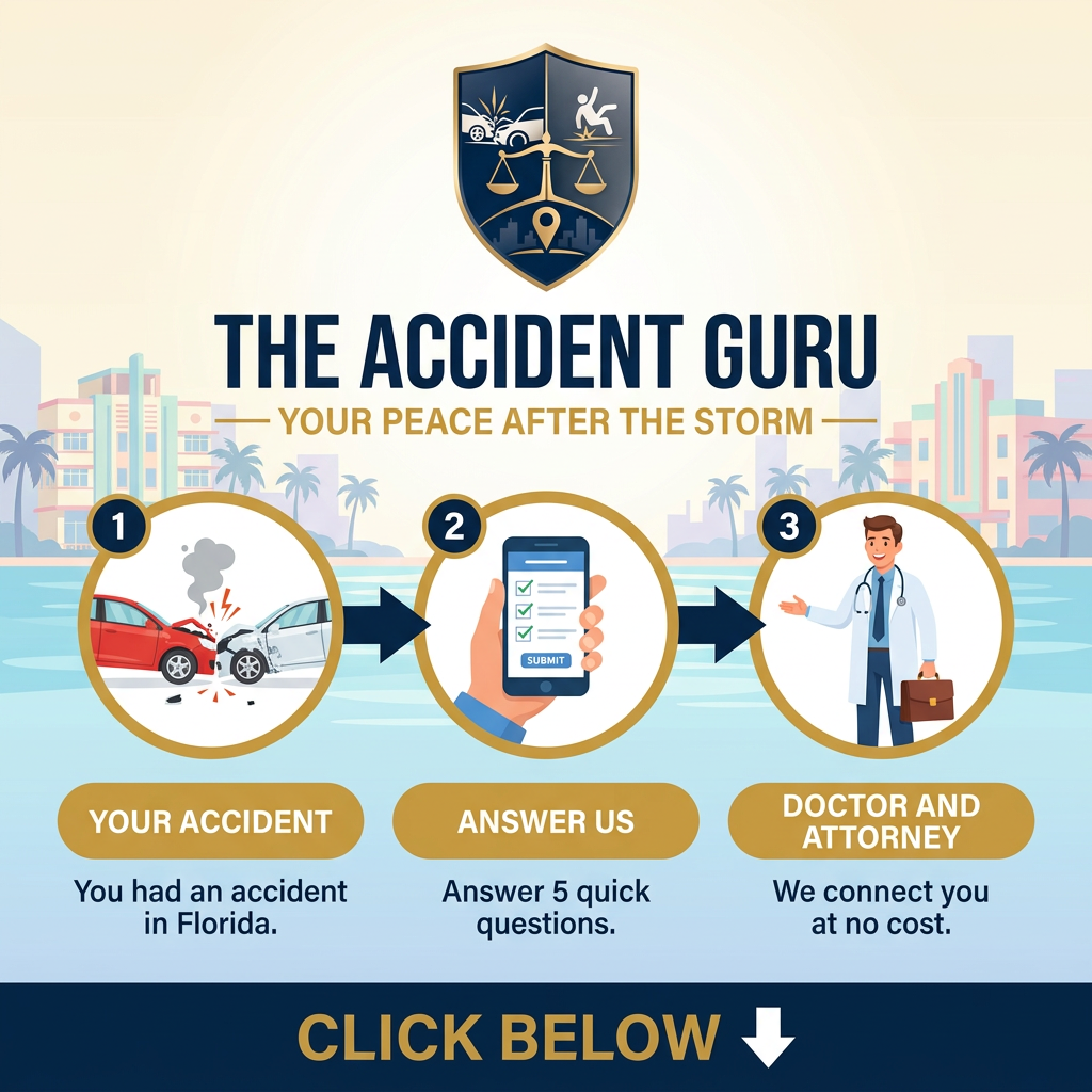 The Accident Guru Facebook ad: The Accident Guru -Free Case Evaluation in Florida