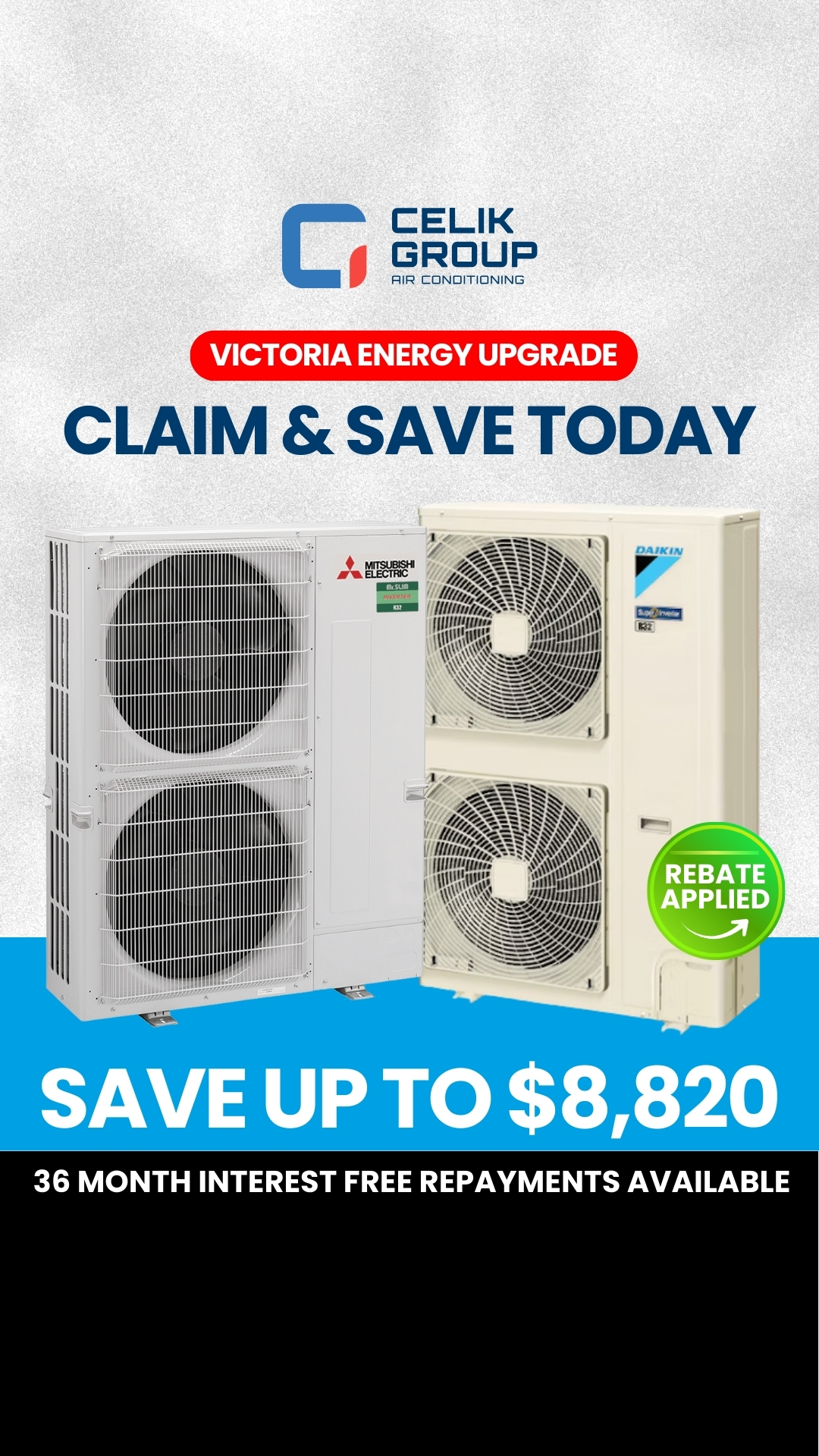 Celik Group Air Conditioning - CGAC Facebook ad