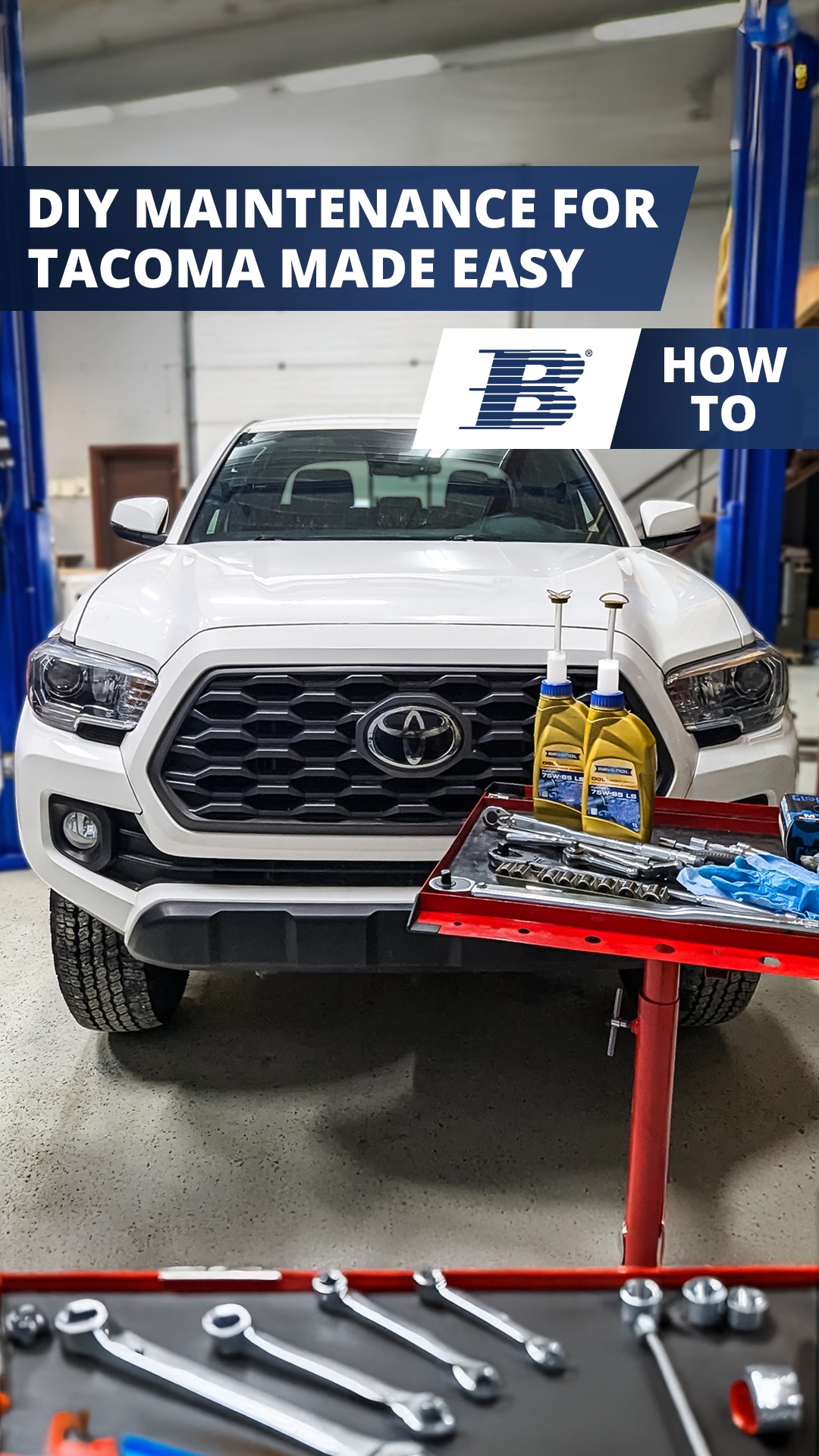 Blauparts Facebook ad: DIY Tacoma Maintenance Made Easy